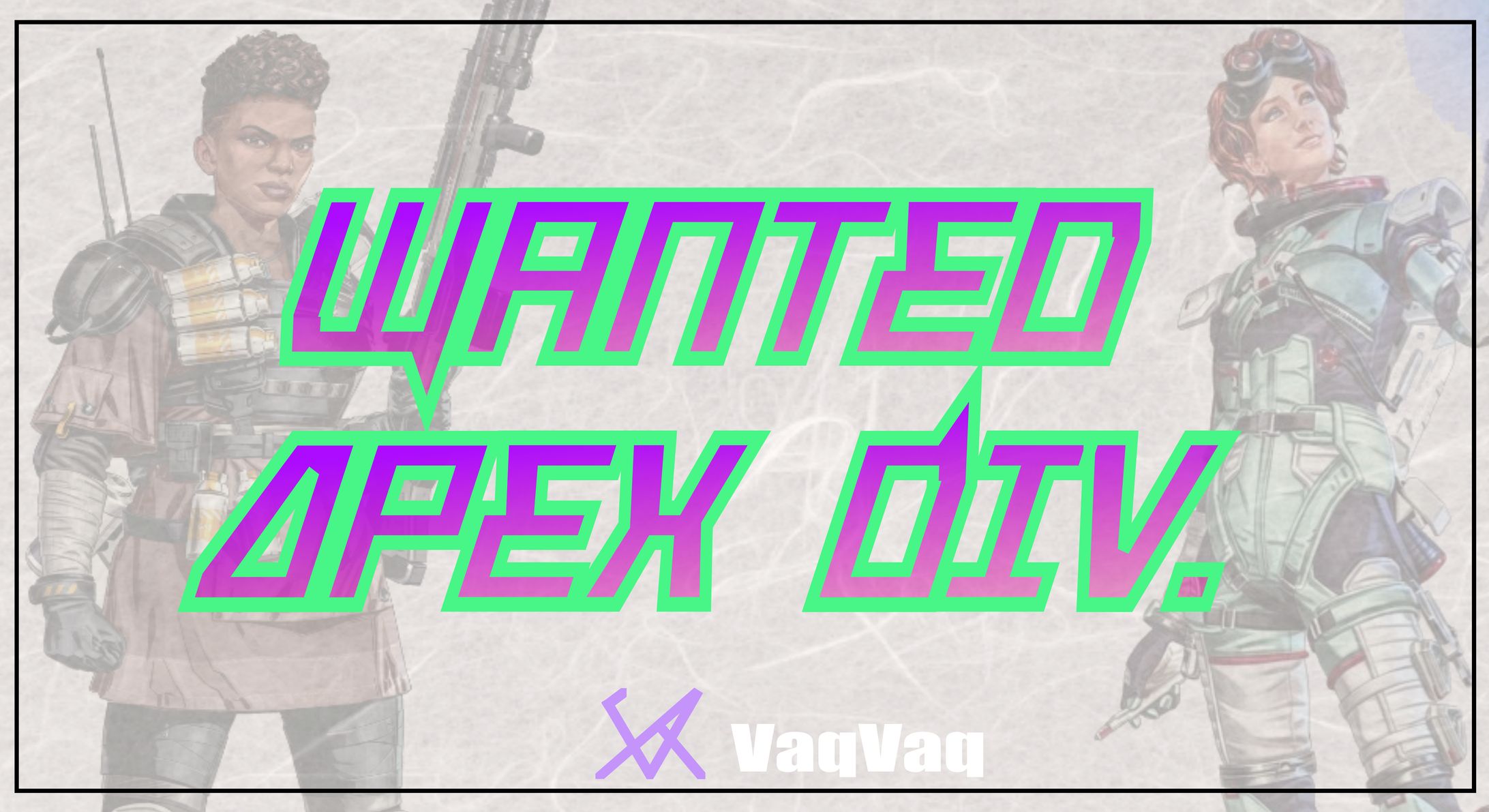 Apex選手募集 告知バナー VaqVaq Gaming-1