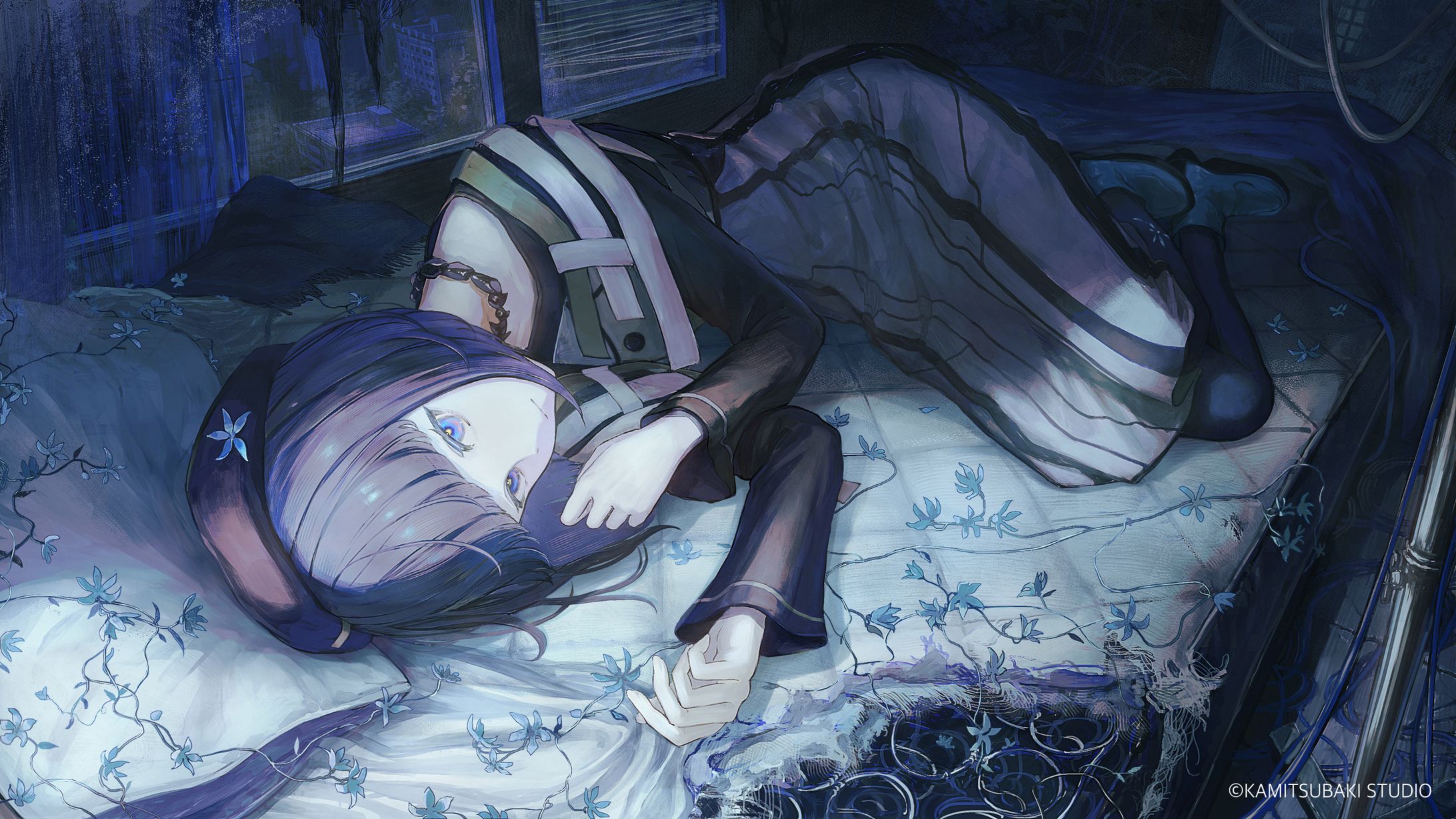 硝子宮様 「しあわせ」cover動画イラスト-1