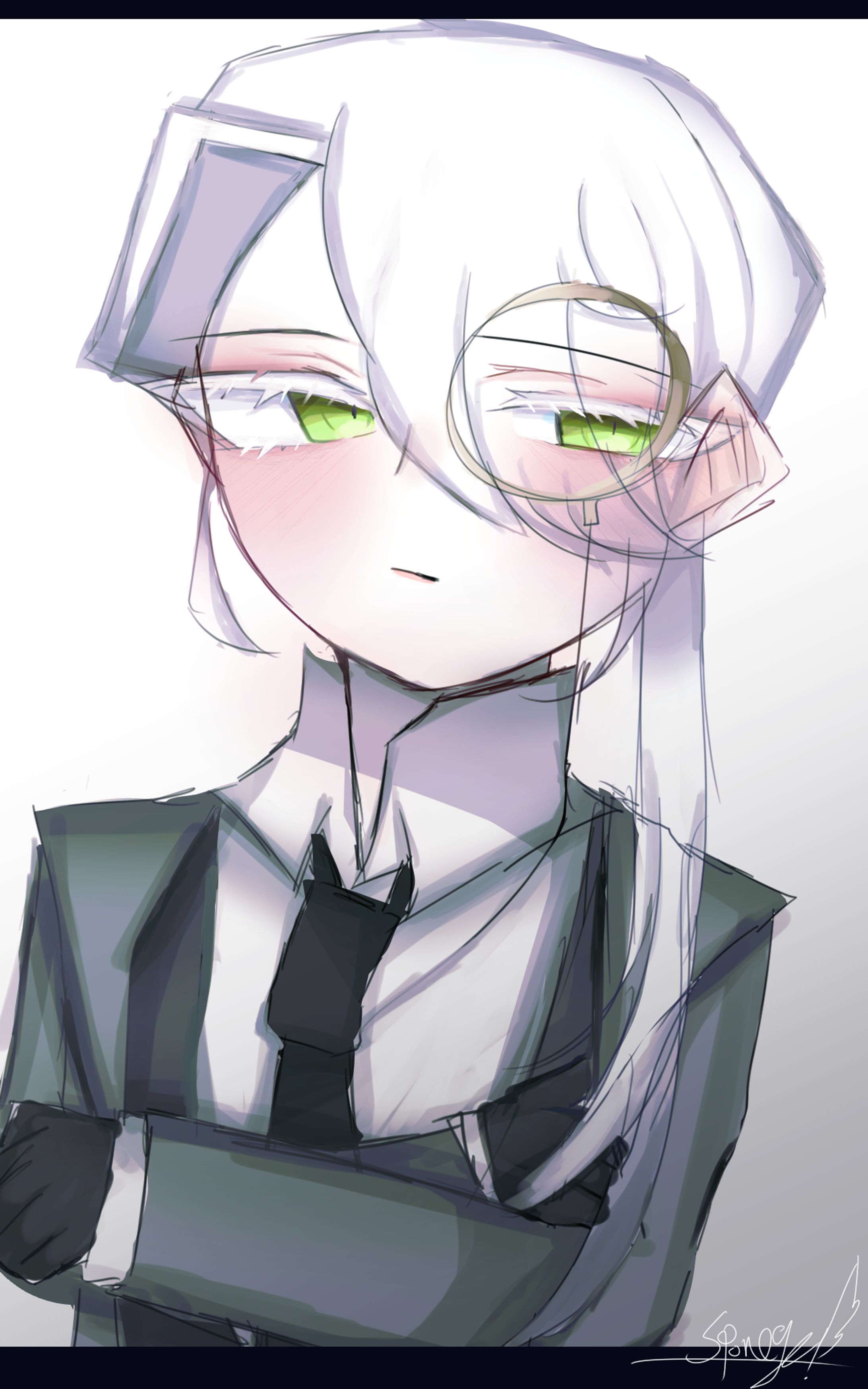 過去の自創作厚塗り風落書き-1