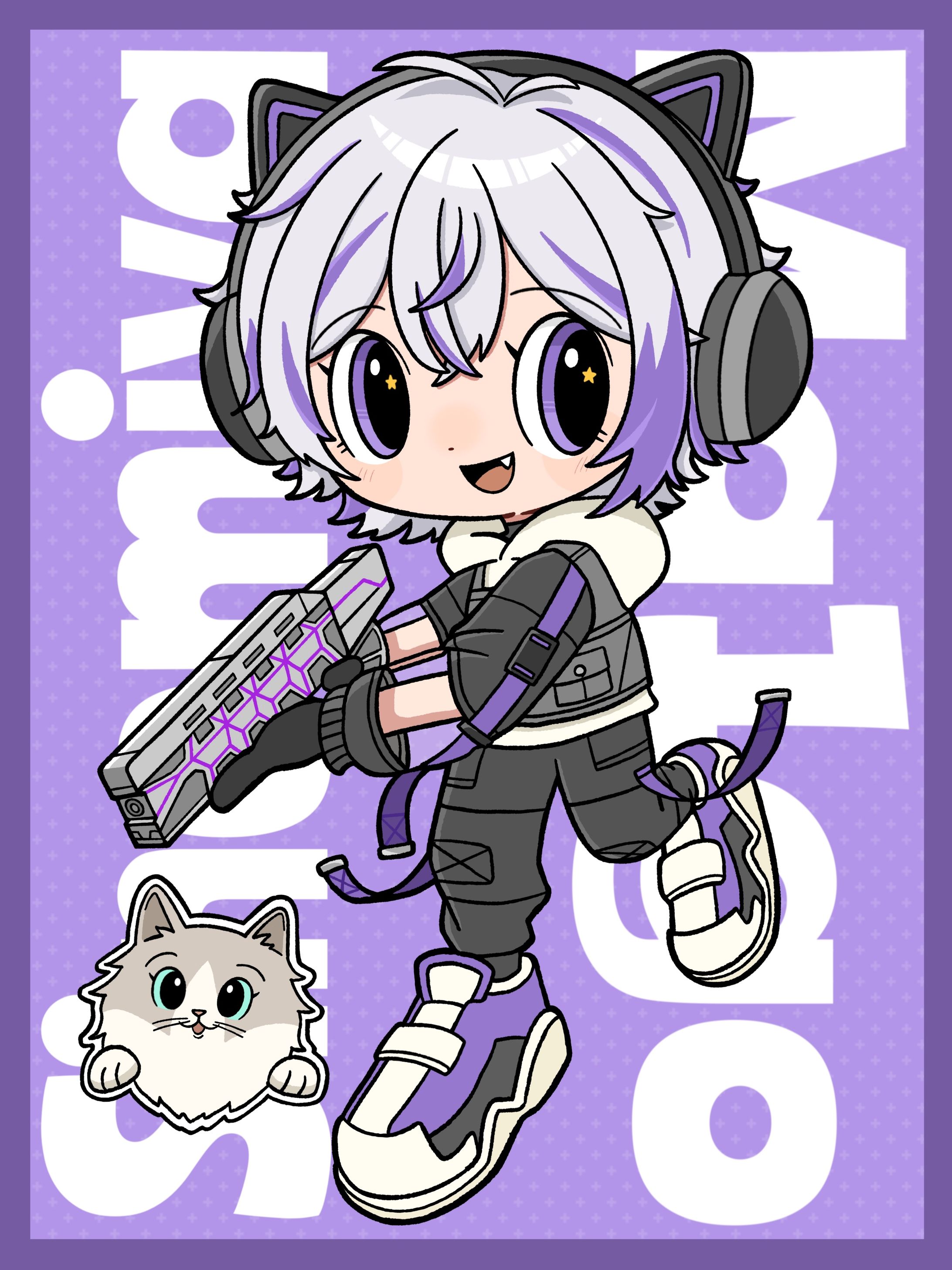 紫宮まゐご様 生誕祭イラスト 2025-1