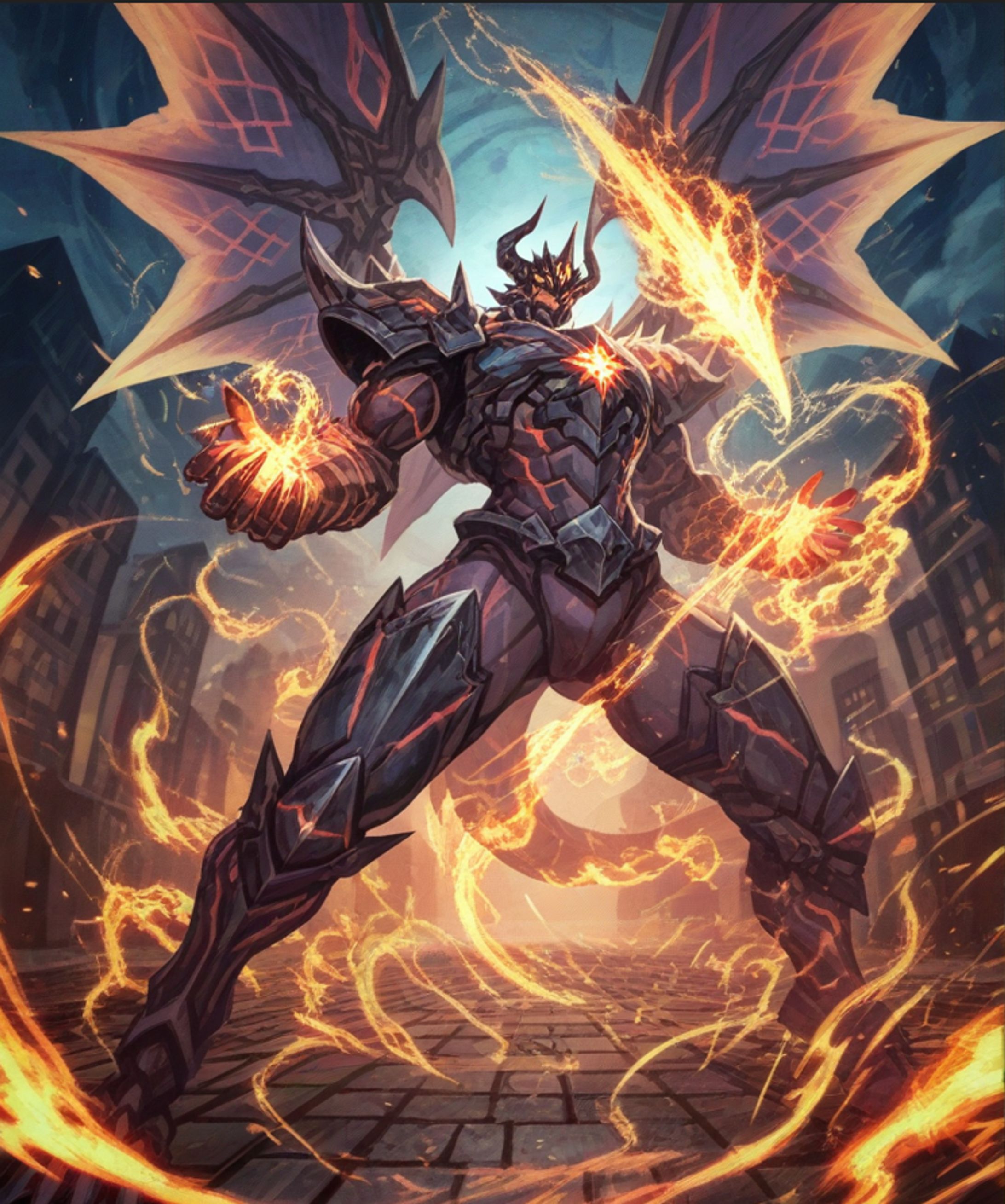 【オリジナル】フレイムドラゴン-1