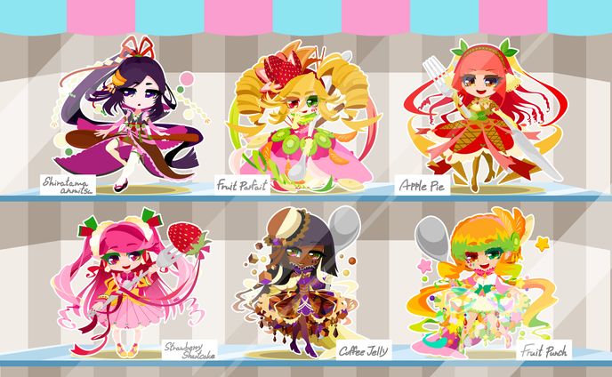 スイーツ擬人化ショーケース