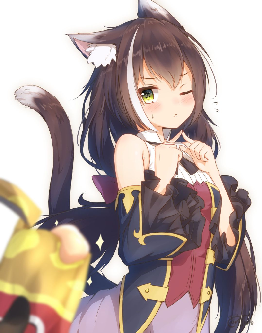 ちゅーるが気になってしょうがないキャルちゃん