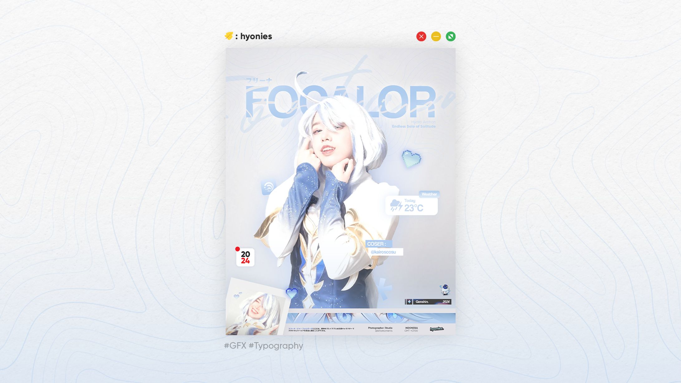 【Cosplayer】Focalor - Genshin Impact-1