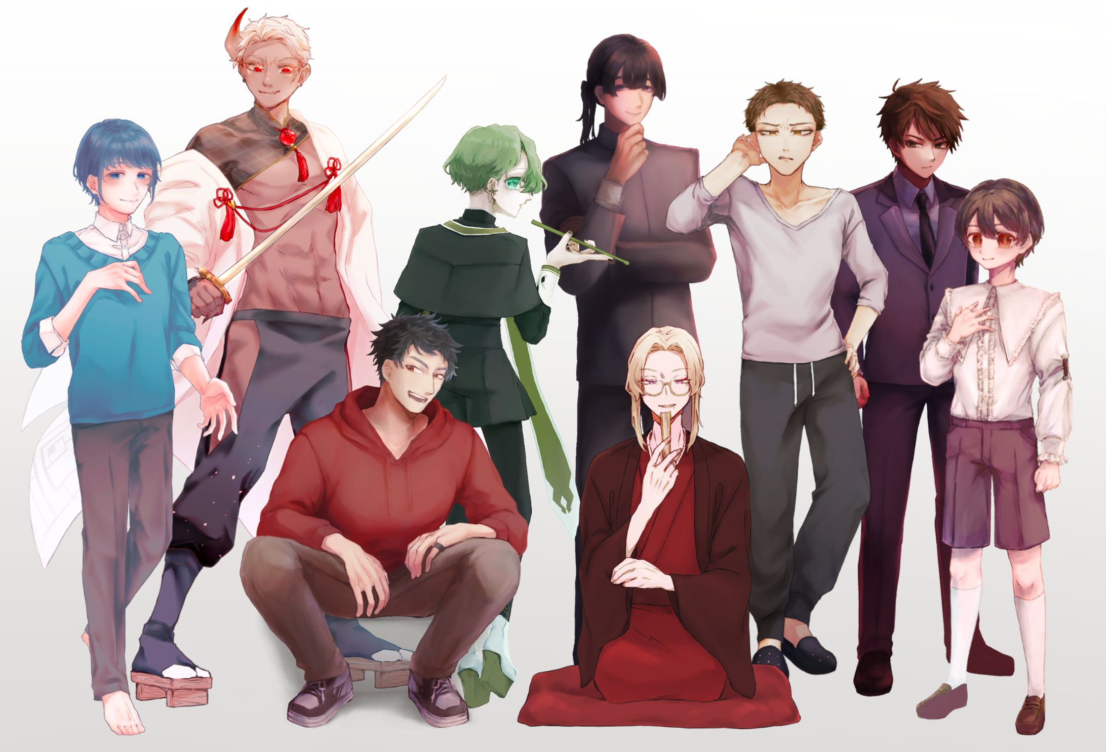 TRPG立ち絵-boys-1