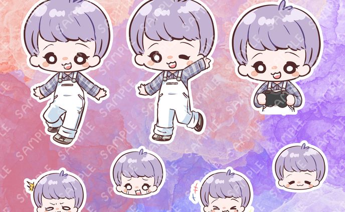 すん様　YouTubeキャラクターイラスト