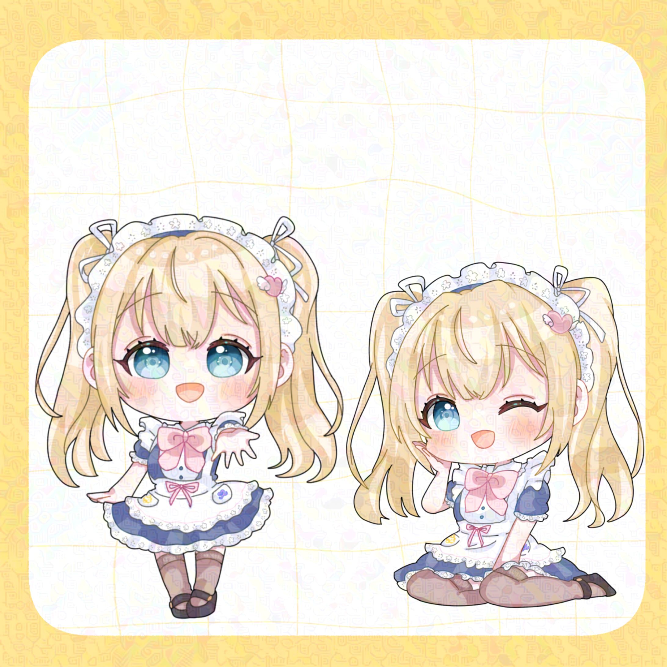 恋羽ましろ様 ミニキャラ2点-1