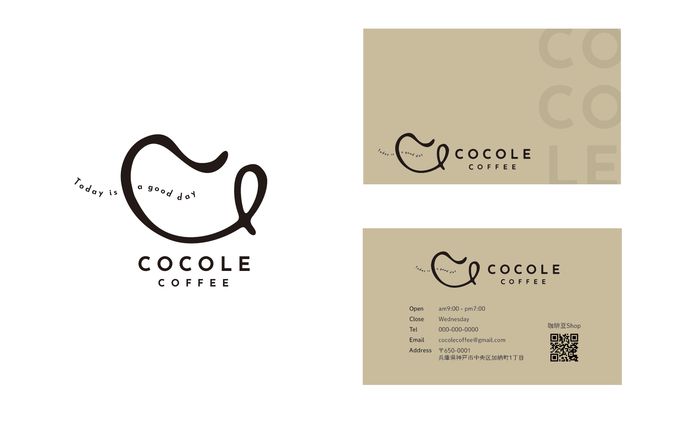 COCOLE様　ロゴ・ショップカード