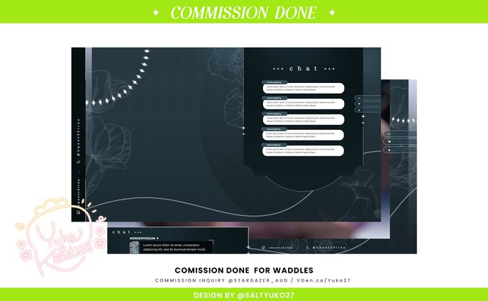 Sweet Shirae Stream Overlay