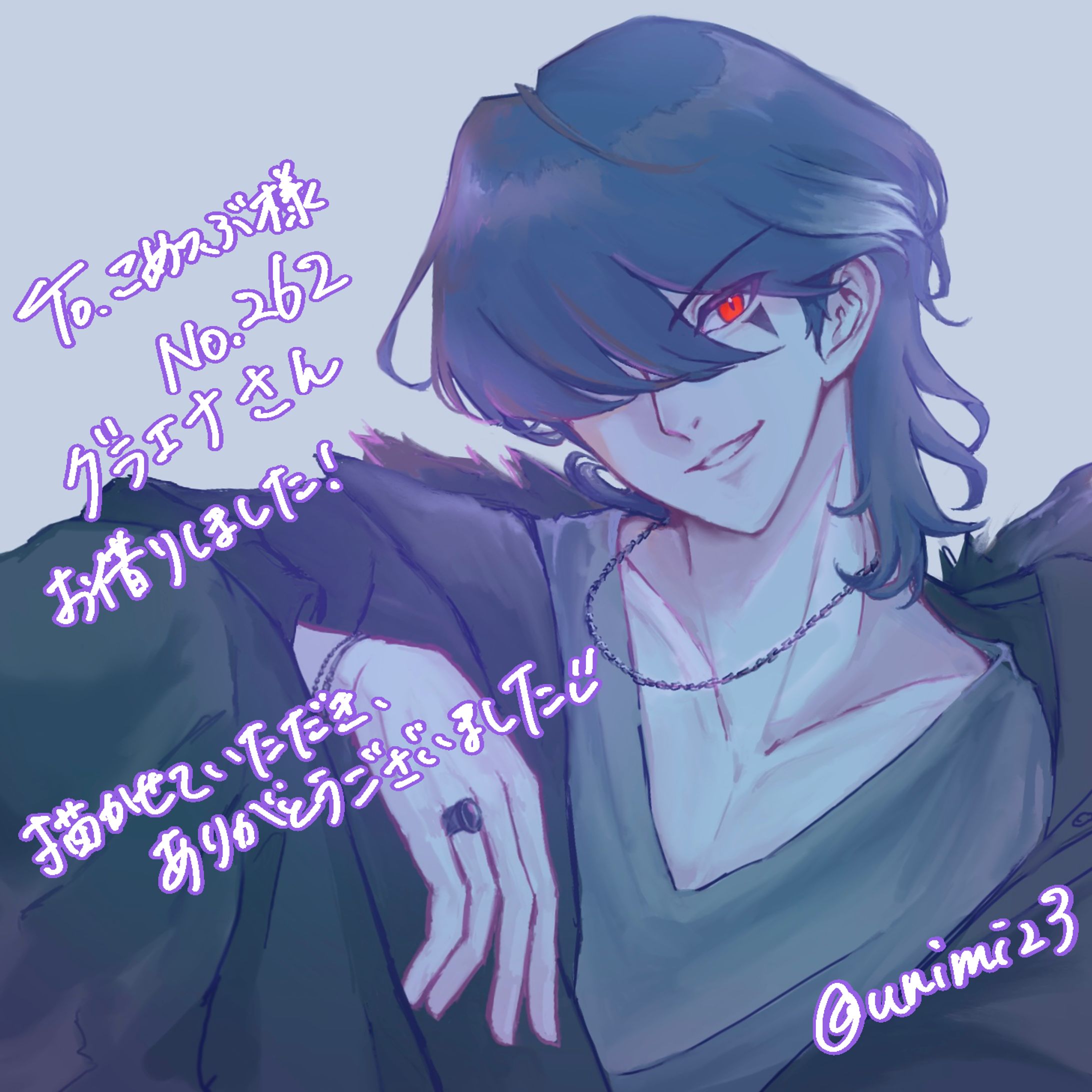 こめつぶさん宅グラエナさん描かせていただきました！-1