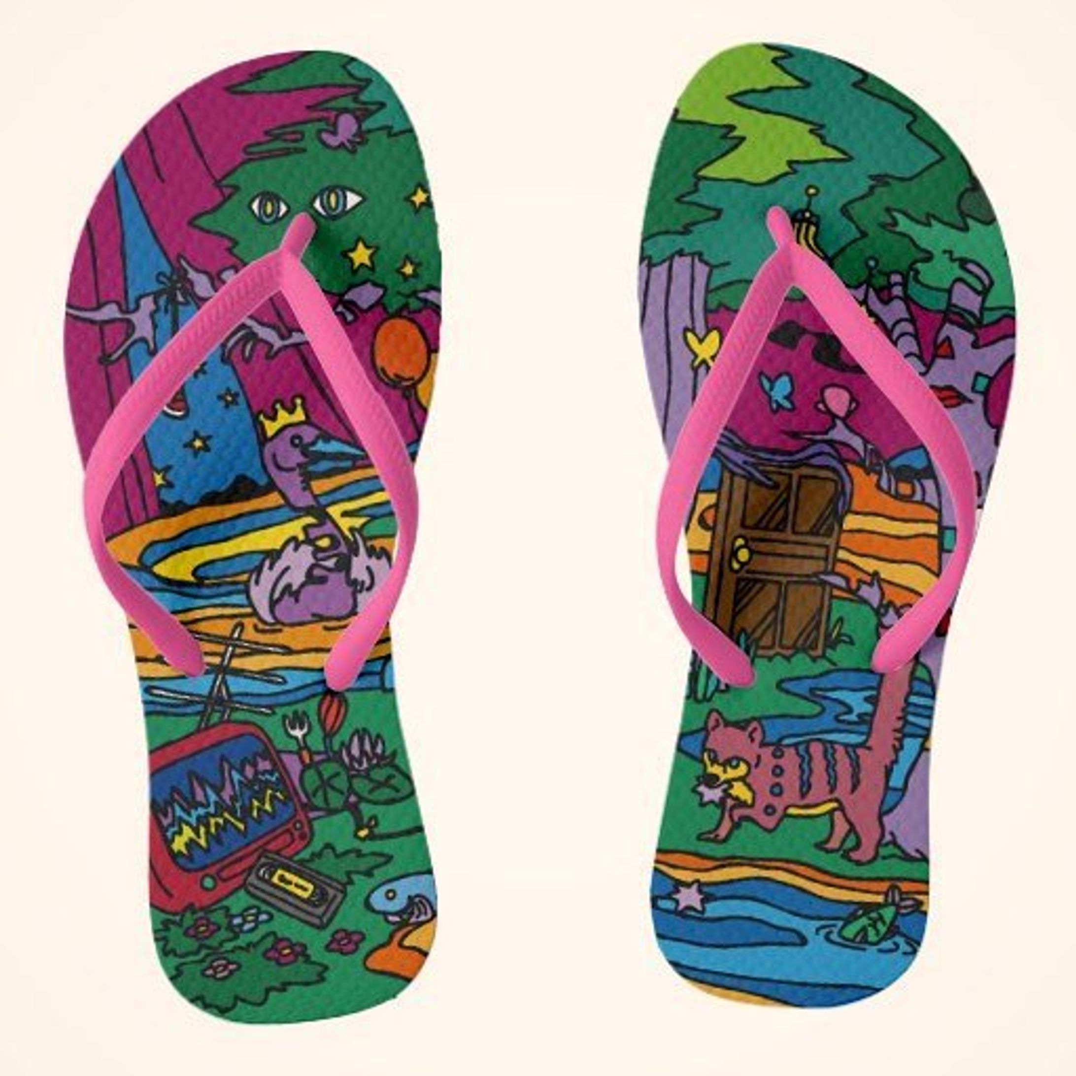 CHEBLO'S Beach Sandal
#サンダル
#sandal
#colorful
#カラフル
#ビーチサンダル
#Beachsandal
#cinema
#Illust
#柄
#イラスト
#絵
#Dream
#boy
#animal
#夢
#子ども-1