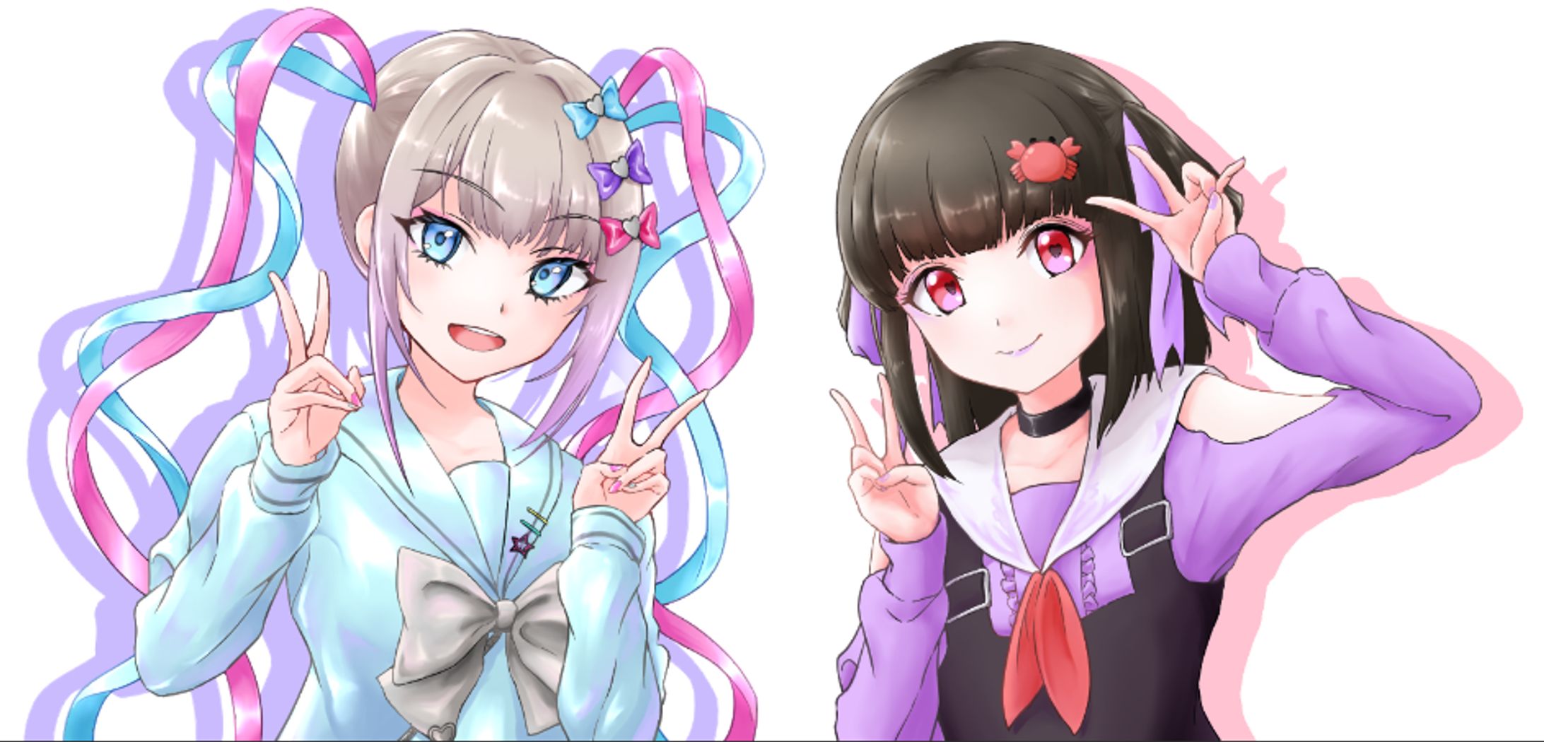 Skebご依頼「桃川さくら&超てんちゃん」-1