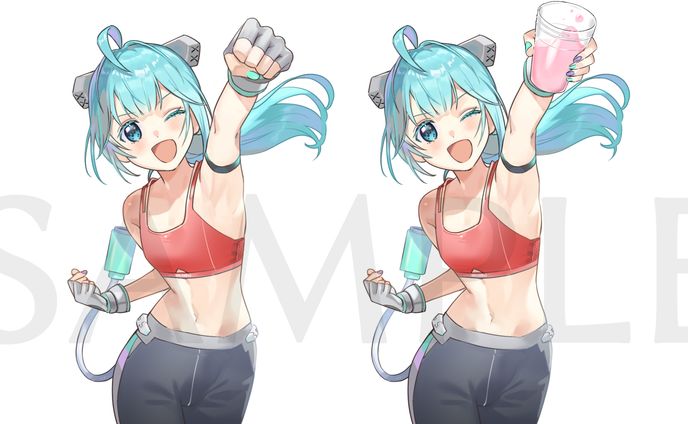 ハコトレV　キービジュアル立ち絵