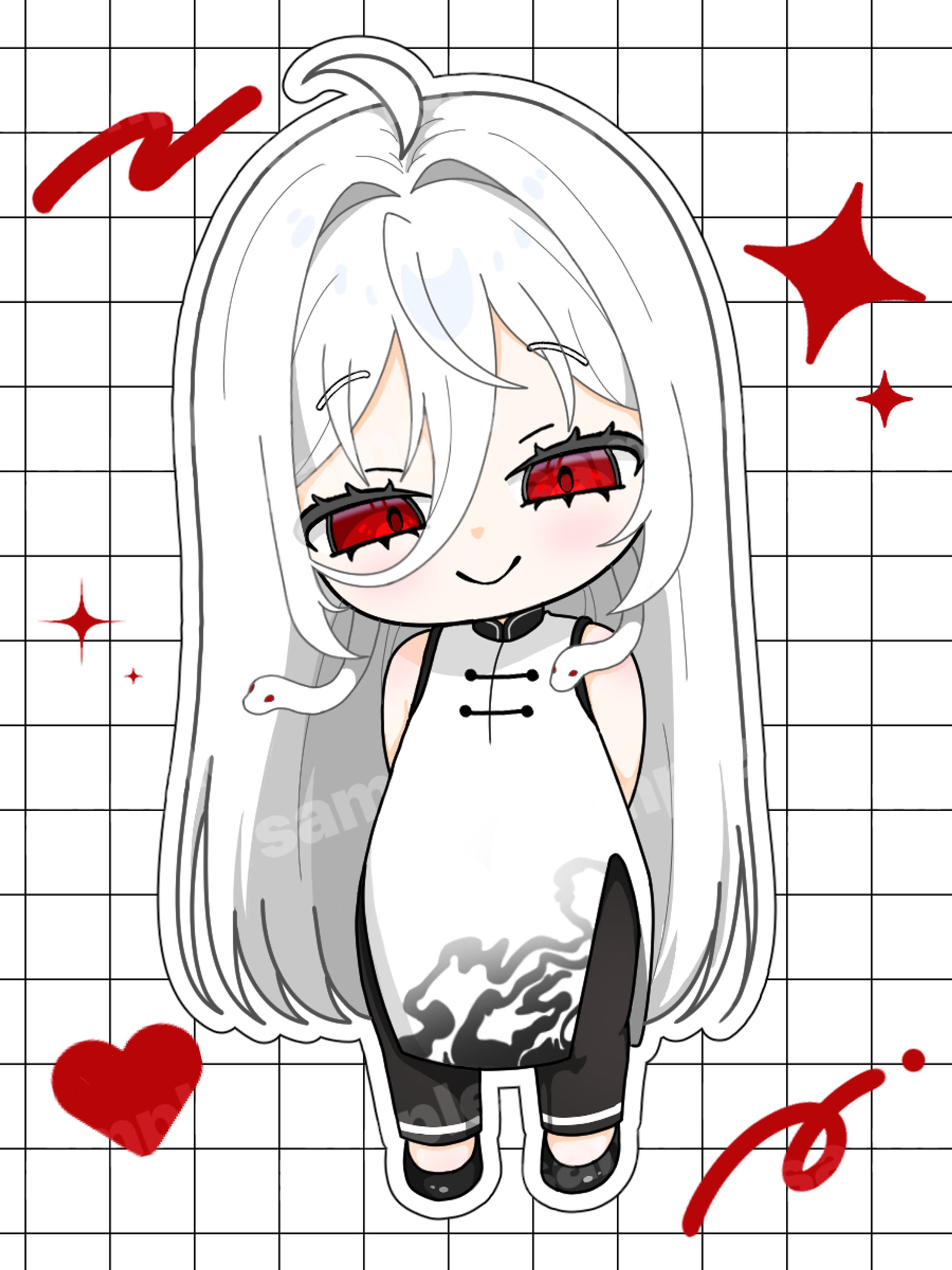 【デフォルメ】創作キャラクター HAKU-1