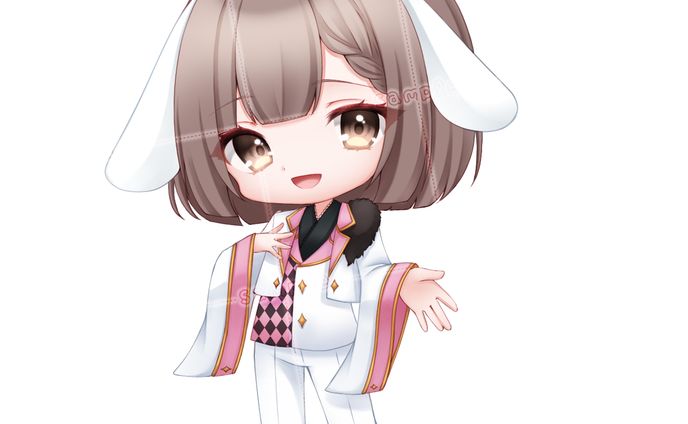 イラスト、デザイン、ペア画