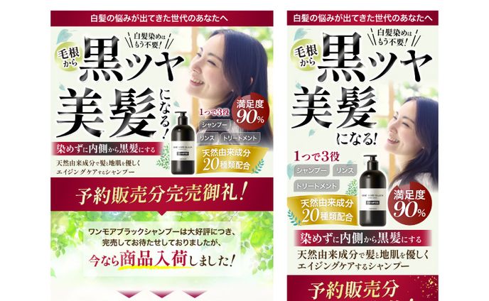 LP（白髪改善シャンプー）