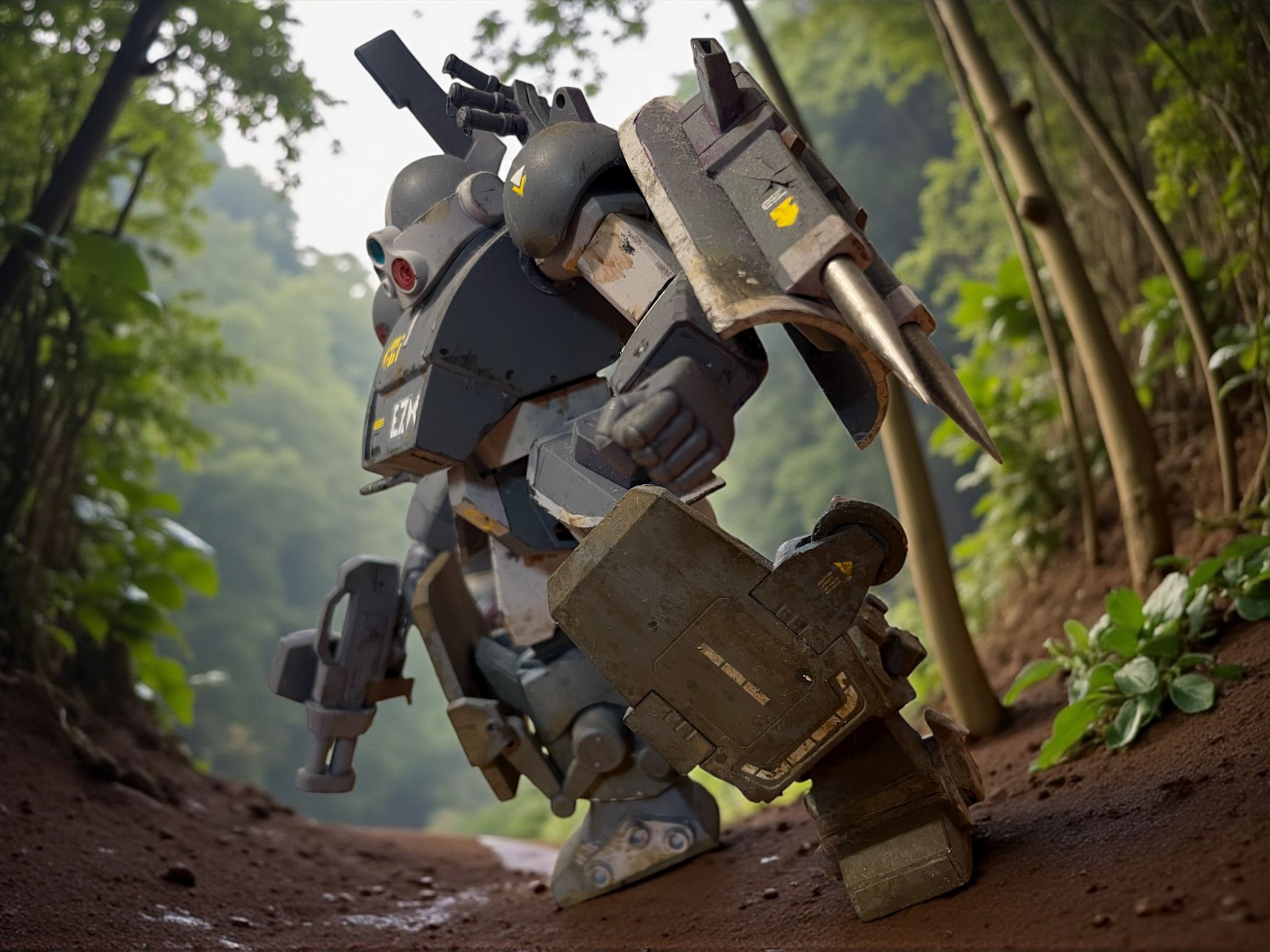 生成AIにてプラモデルの背景を作成01-1