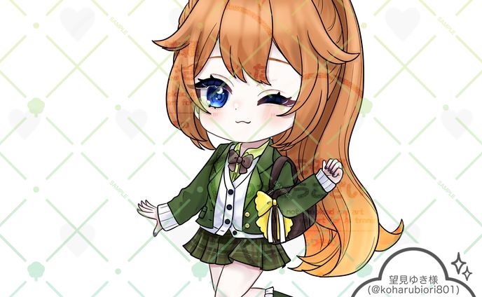 【橘音様ご依頼】望見ゆき様制服ファンアート