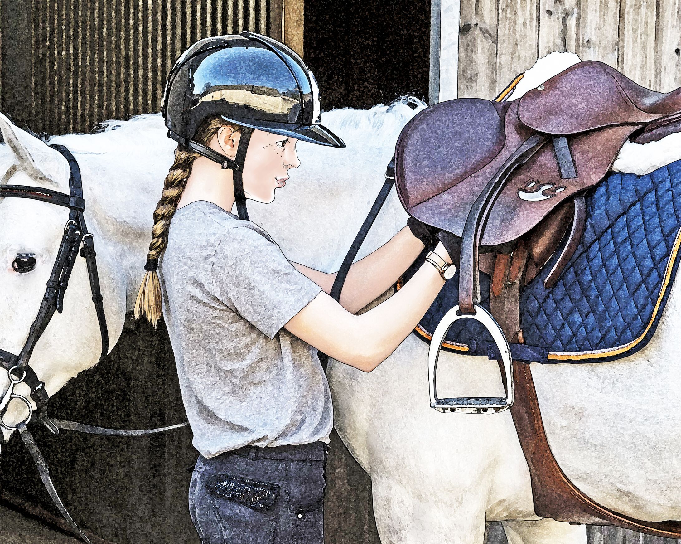 Talking with horse-1