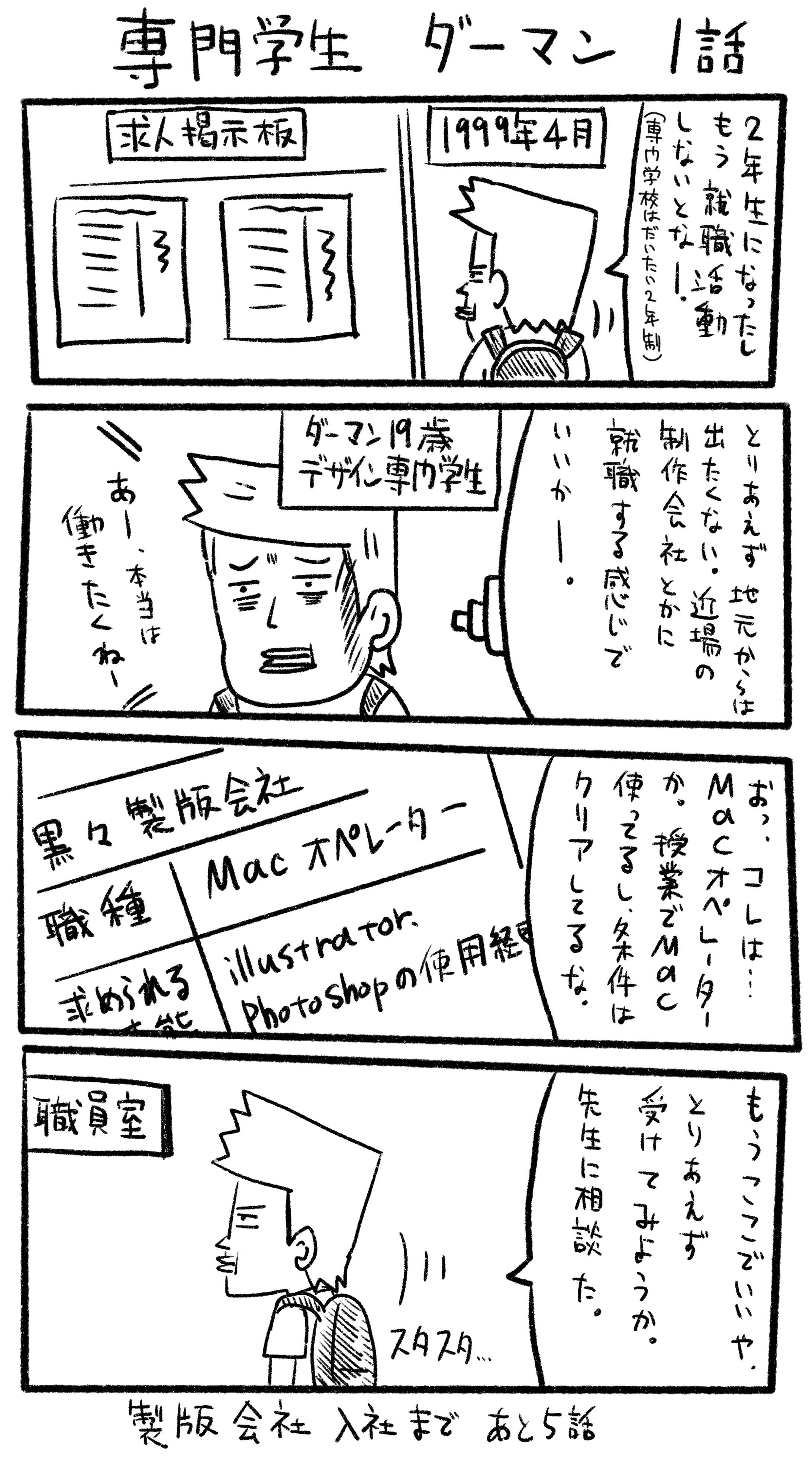 SNS用に描いたエッセイマンガ-1