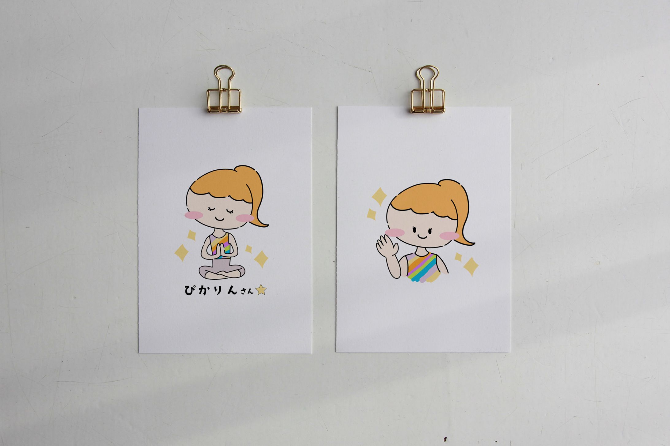 ヨガ教室のオリジナルキャラクター-1