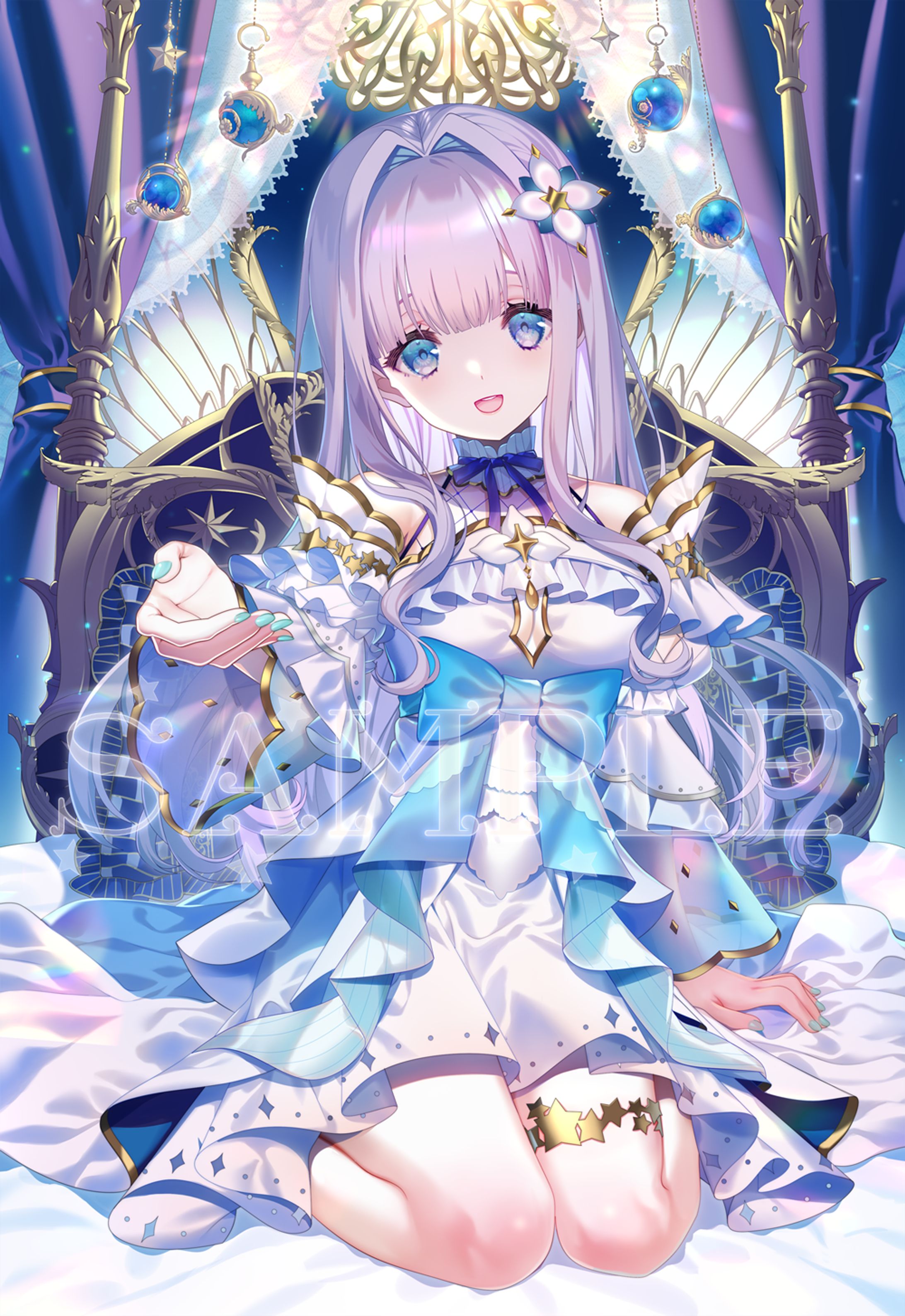 眠乃よる様 1周年記念グッズイラスト-1