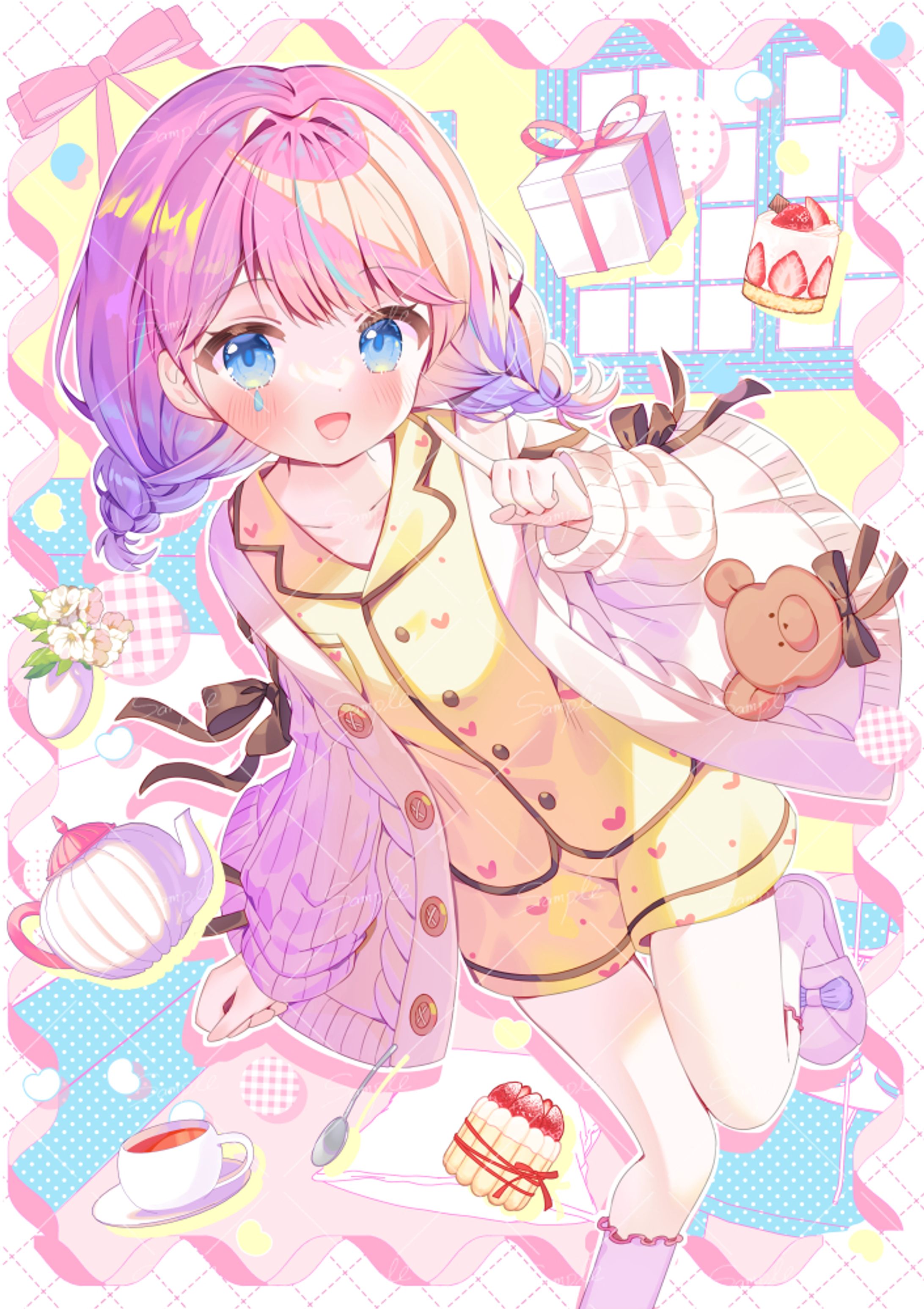 天音なみだ様 3周年記念グッズイラスト-1