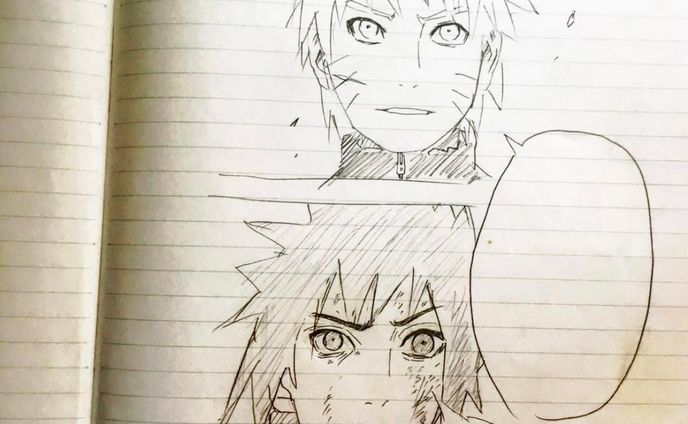 NARUTO 模写