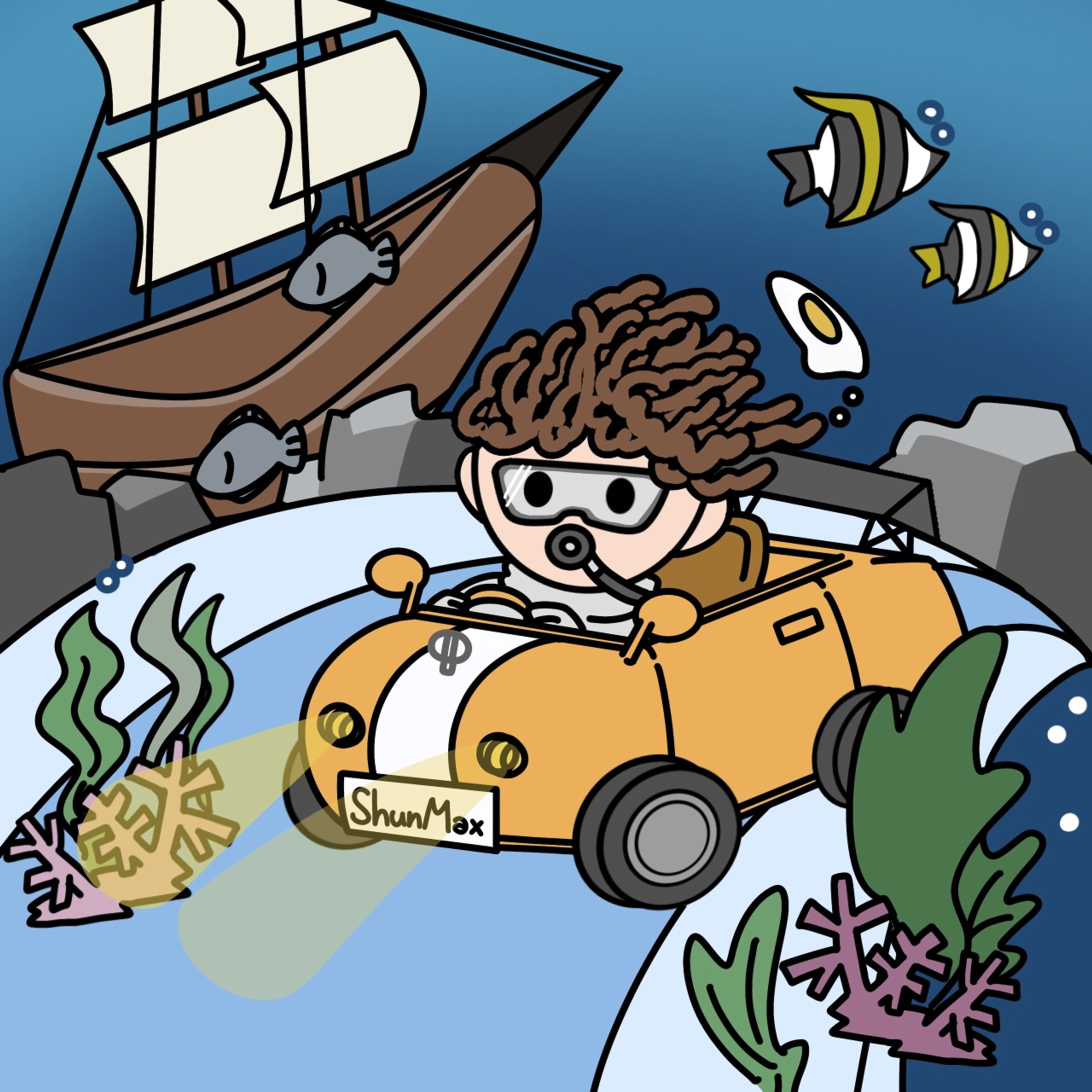 【work】shunmax様配信用イラスト-1