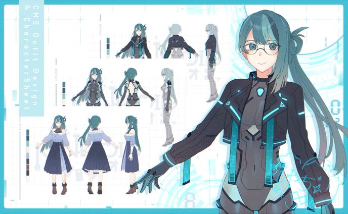 cms - Character design + CharSheet