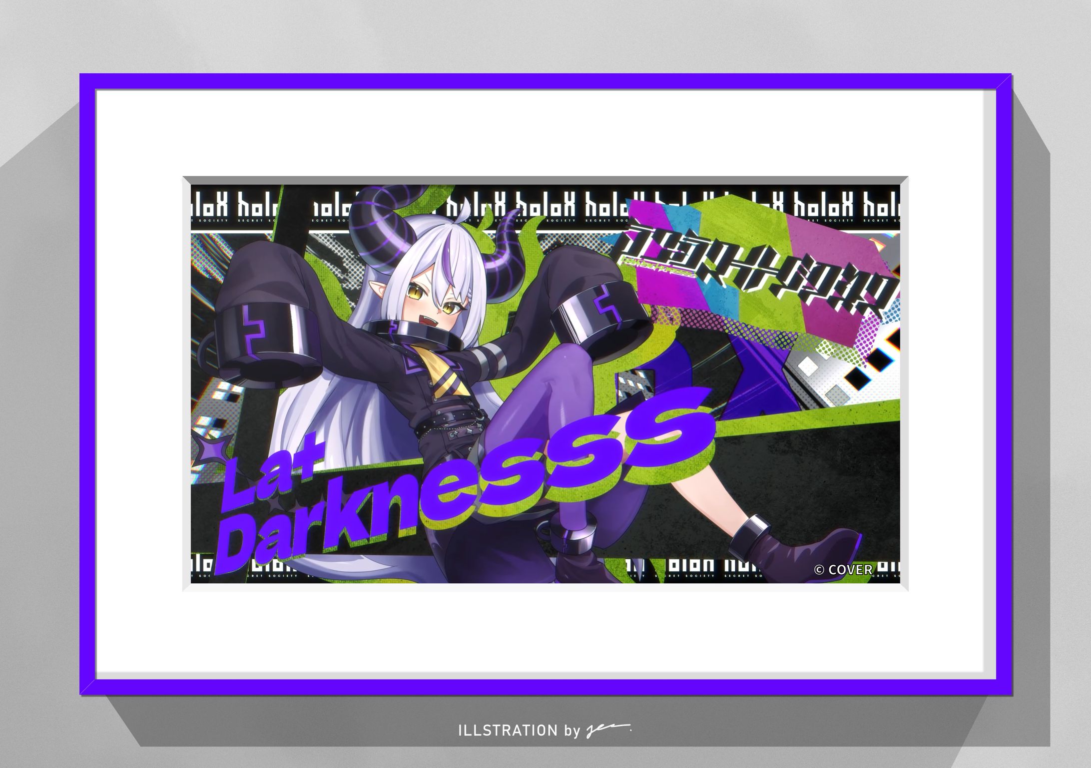 秘密結社holoX様 / 「暁闇エクスデス」MVイラスト-1
