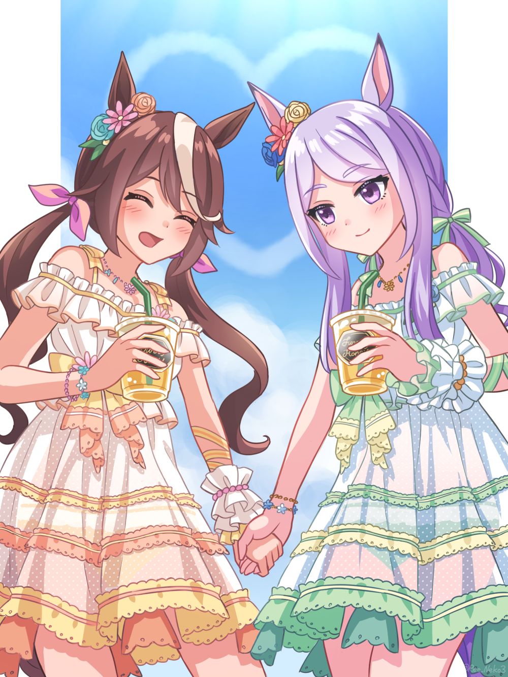 ウマ娘　キタサト　テイオー　マックイーン　原画 キタ on X: 