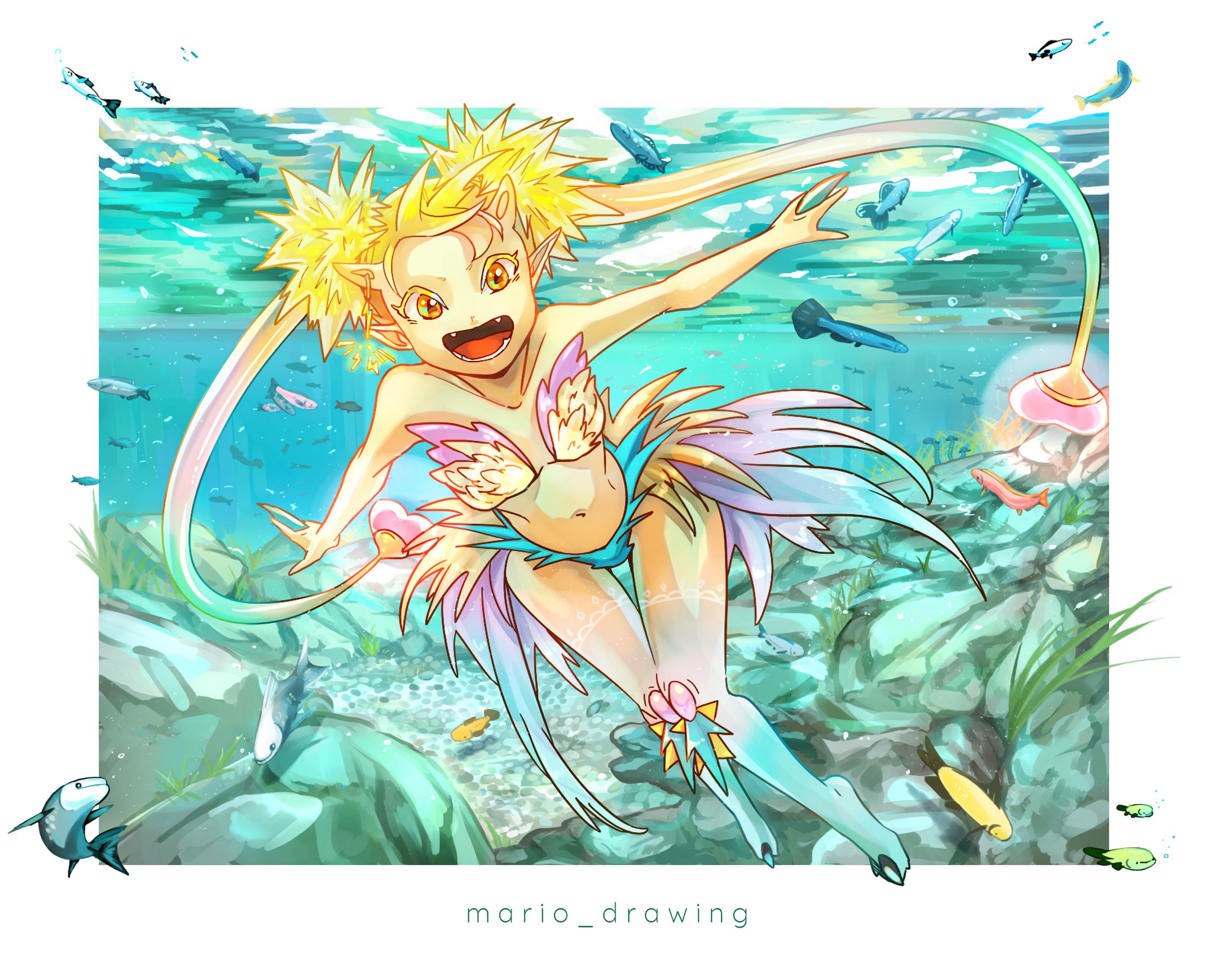 小川に住む妖精：パチパチ種-1