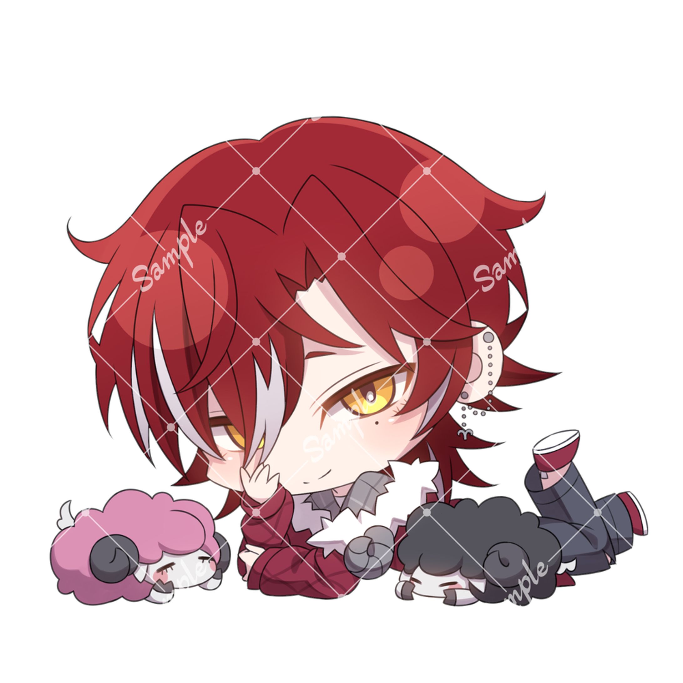 【藍様】デフォルメイラスト-1