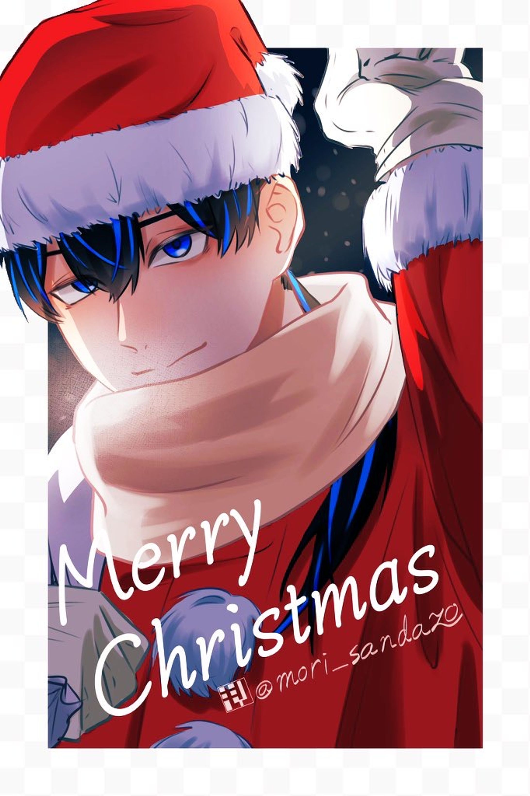 クリスマス　サンタな自キャラ-1