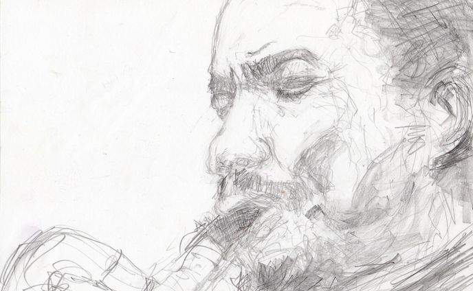 イラスト「Eric Dolphy」シリーズ