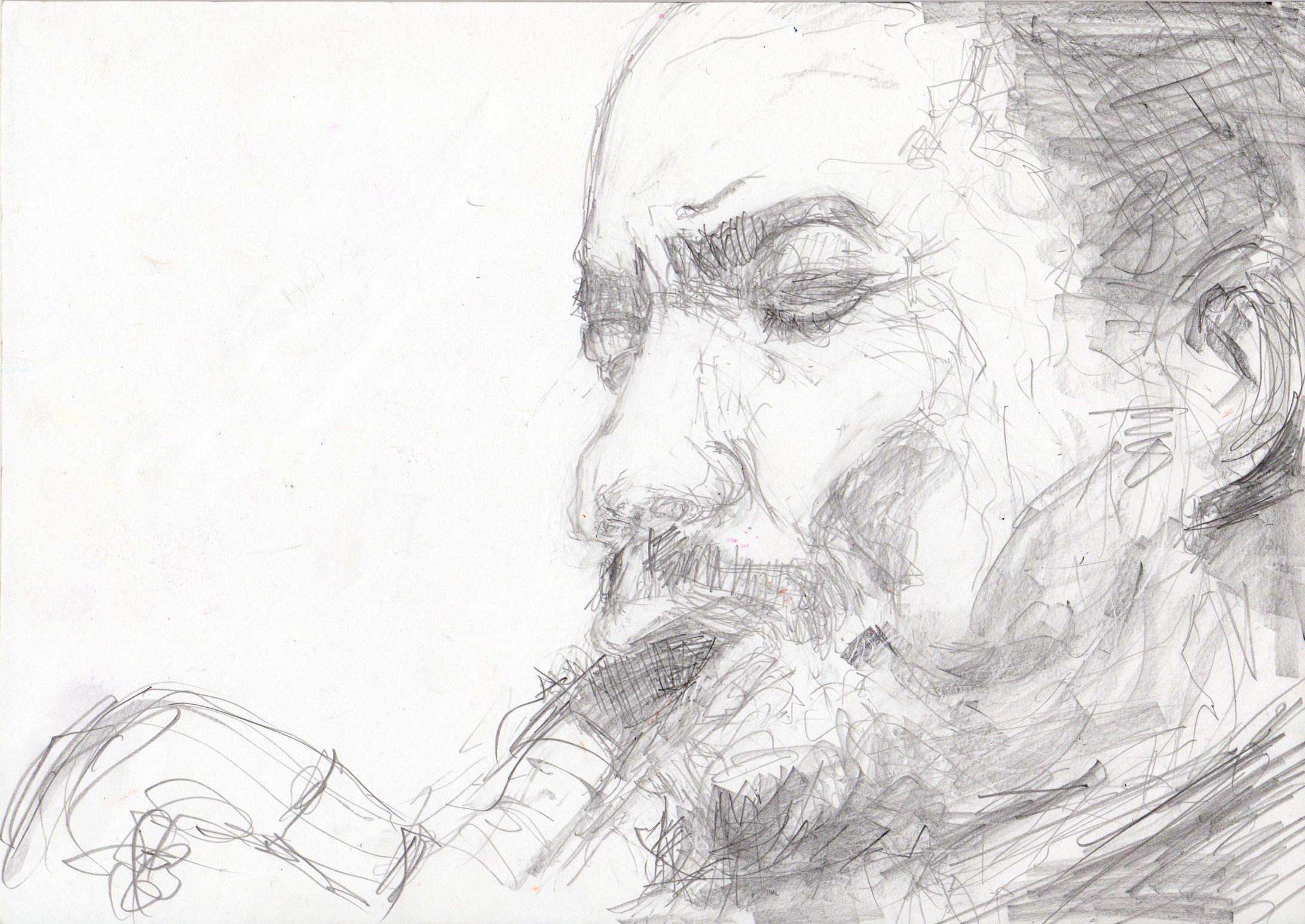 イラスト「Eric Dolphy」シリーズ-1