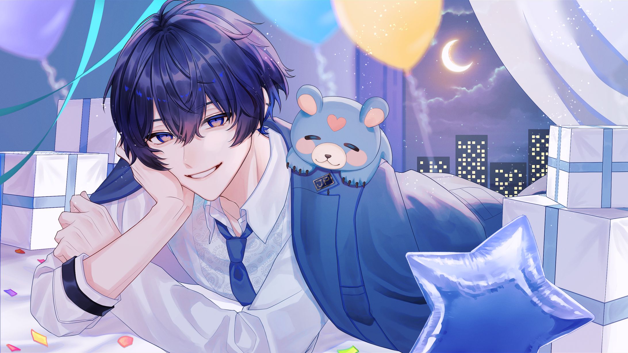 Jupe.c様お誕生日お祝いイラスト-1