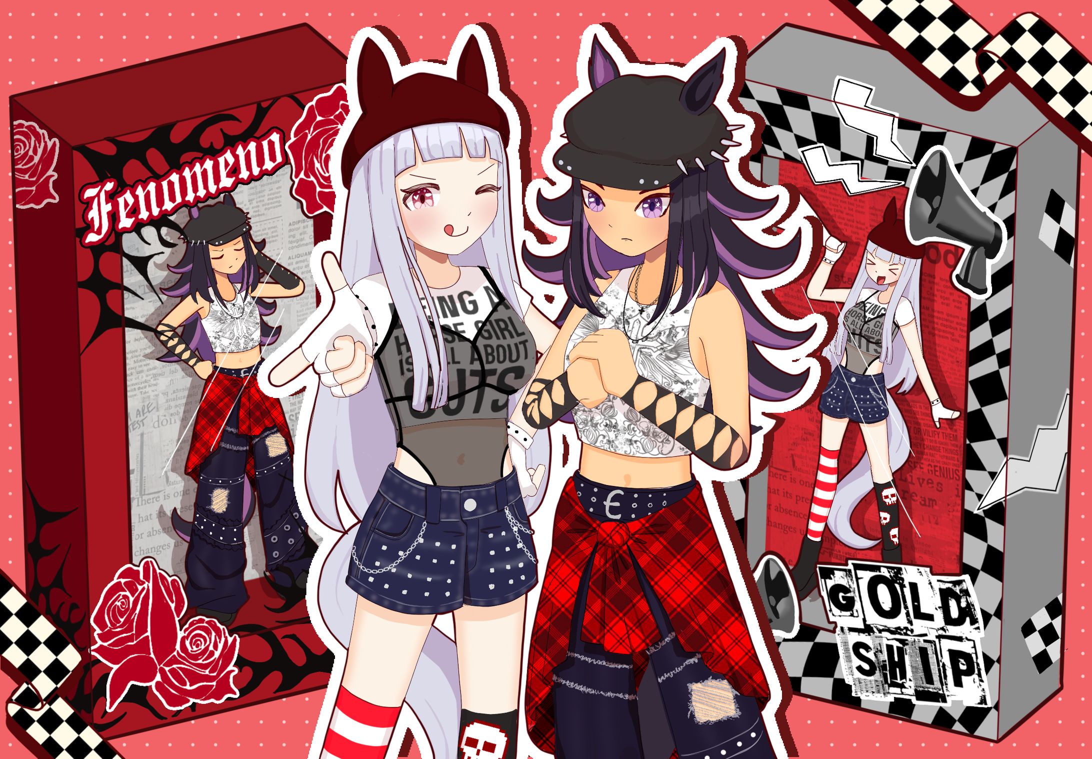 [fanart] gold ship & fenomeno doll box-1