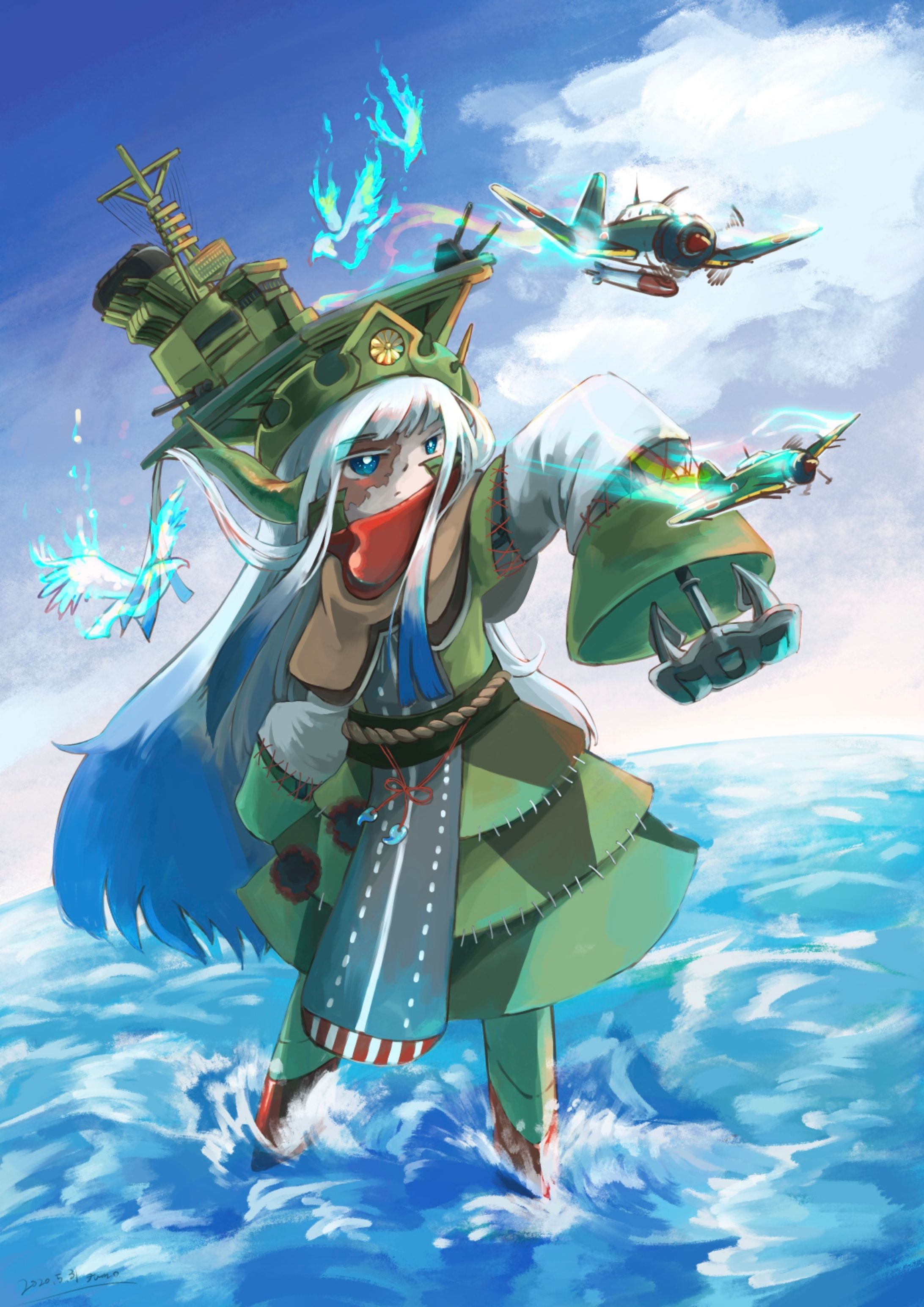 オリジナル擬人化「信濃」-1
