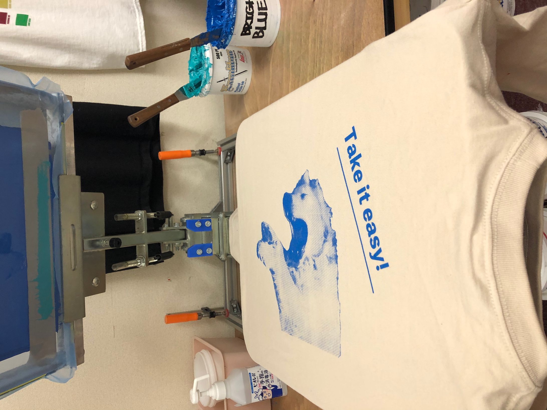 １色シルクスクリーン-1