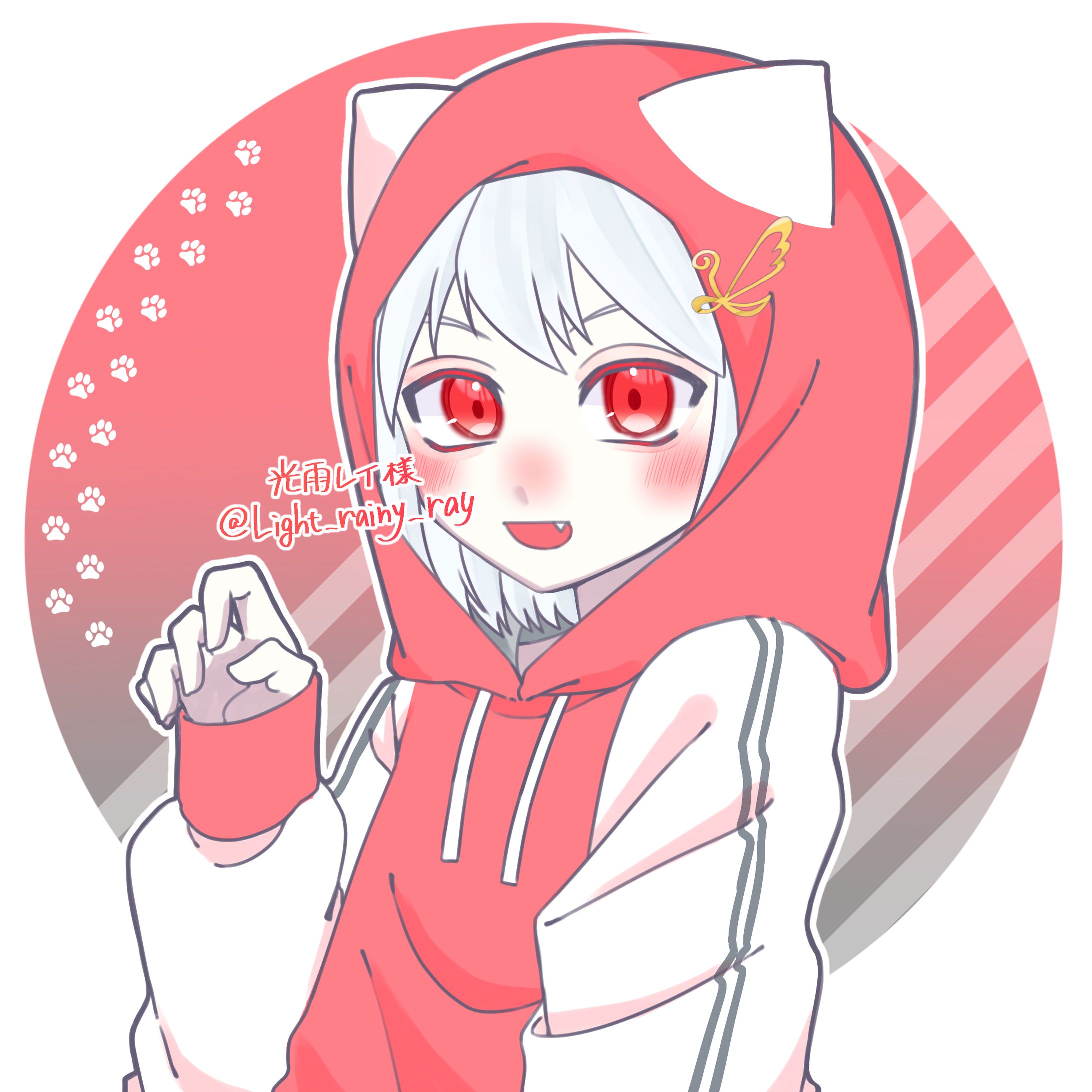 猫耳パーカー落書き量産_光雨レイ様-1