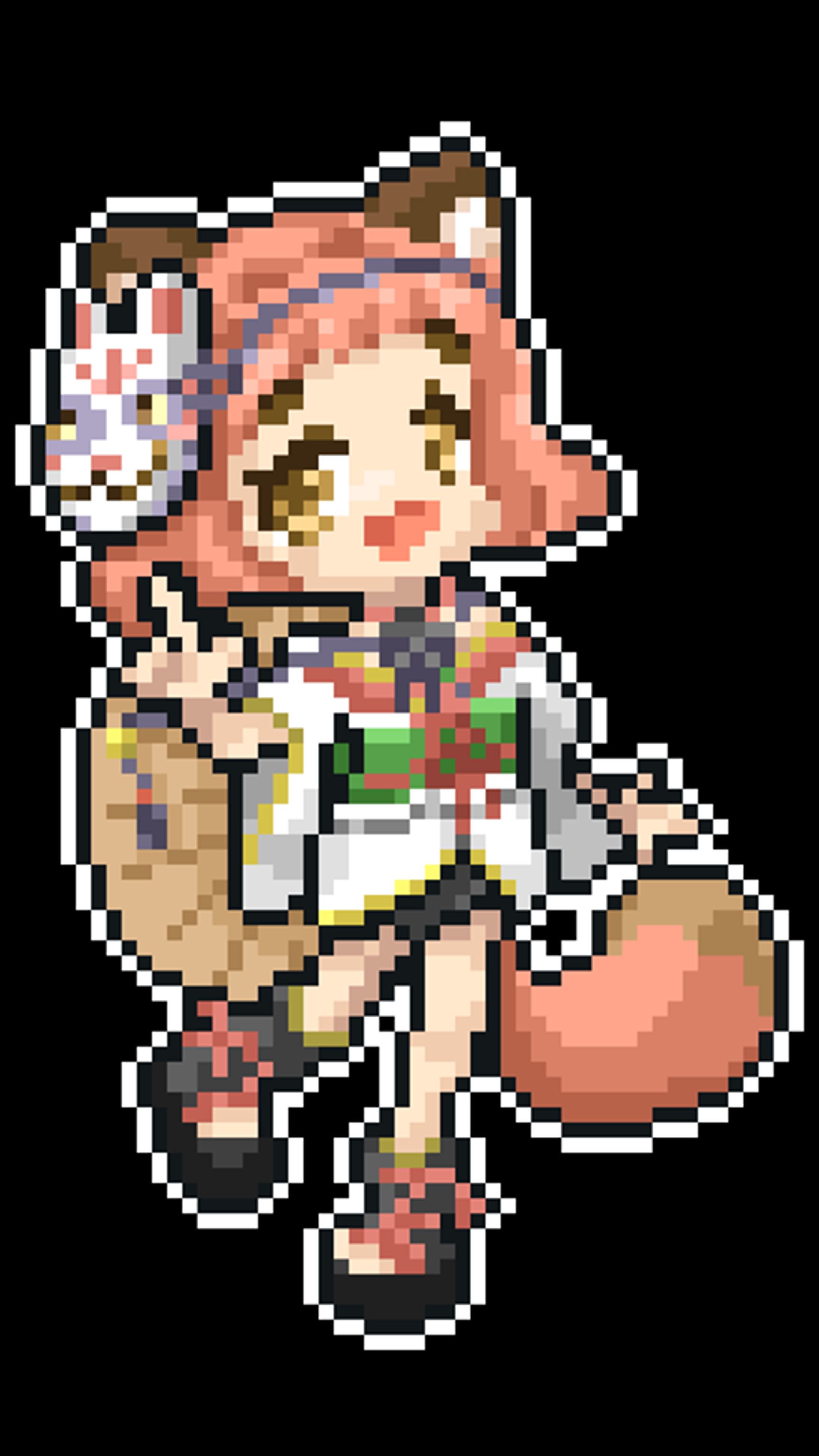 ドット絵 立ち絵 狸禰いり様-1