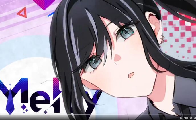 Youtuberメルト様　ShortアニメーションOP