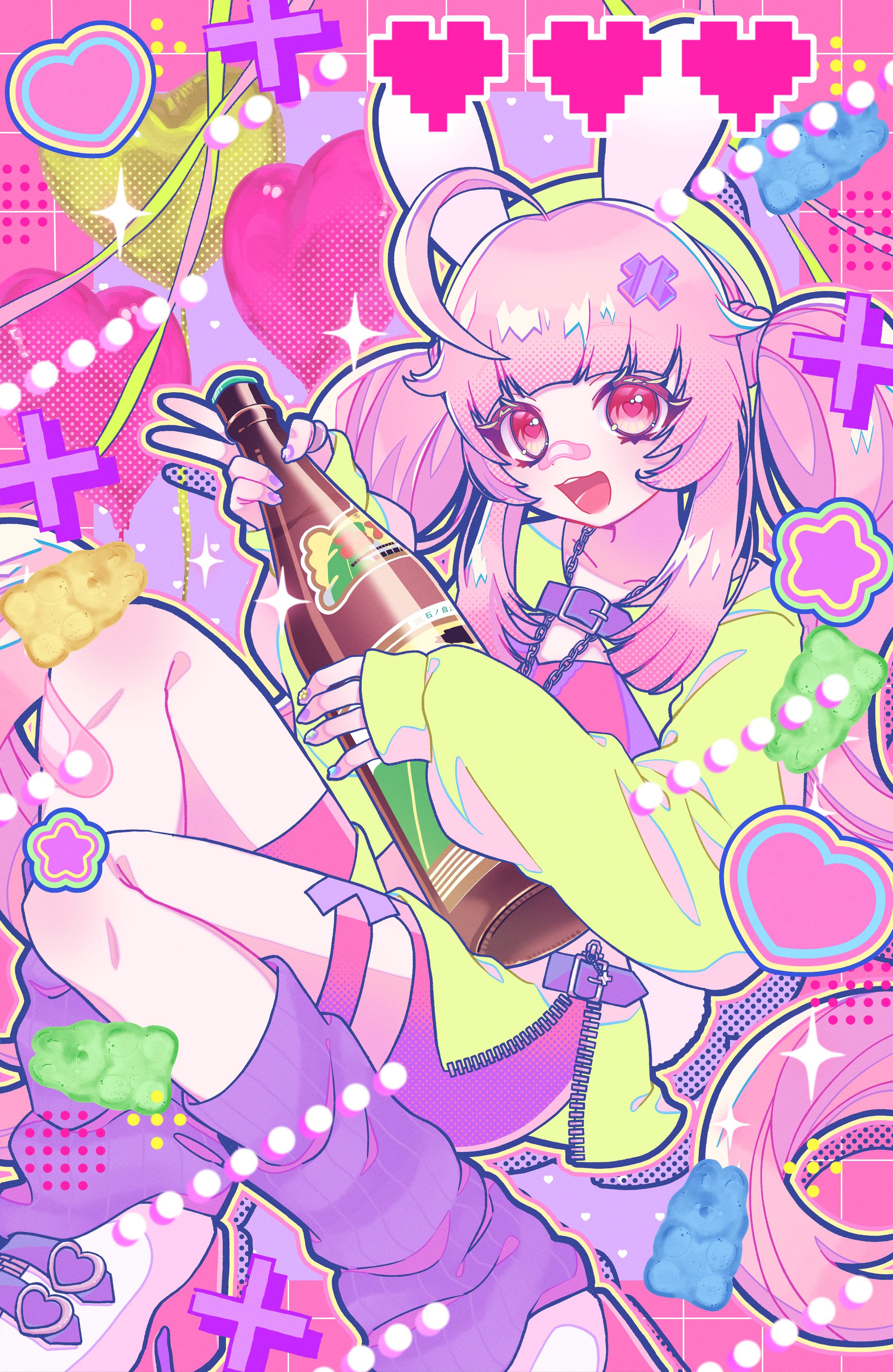 【ご依頼】Vtuber様２周年グッズイラスト-1