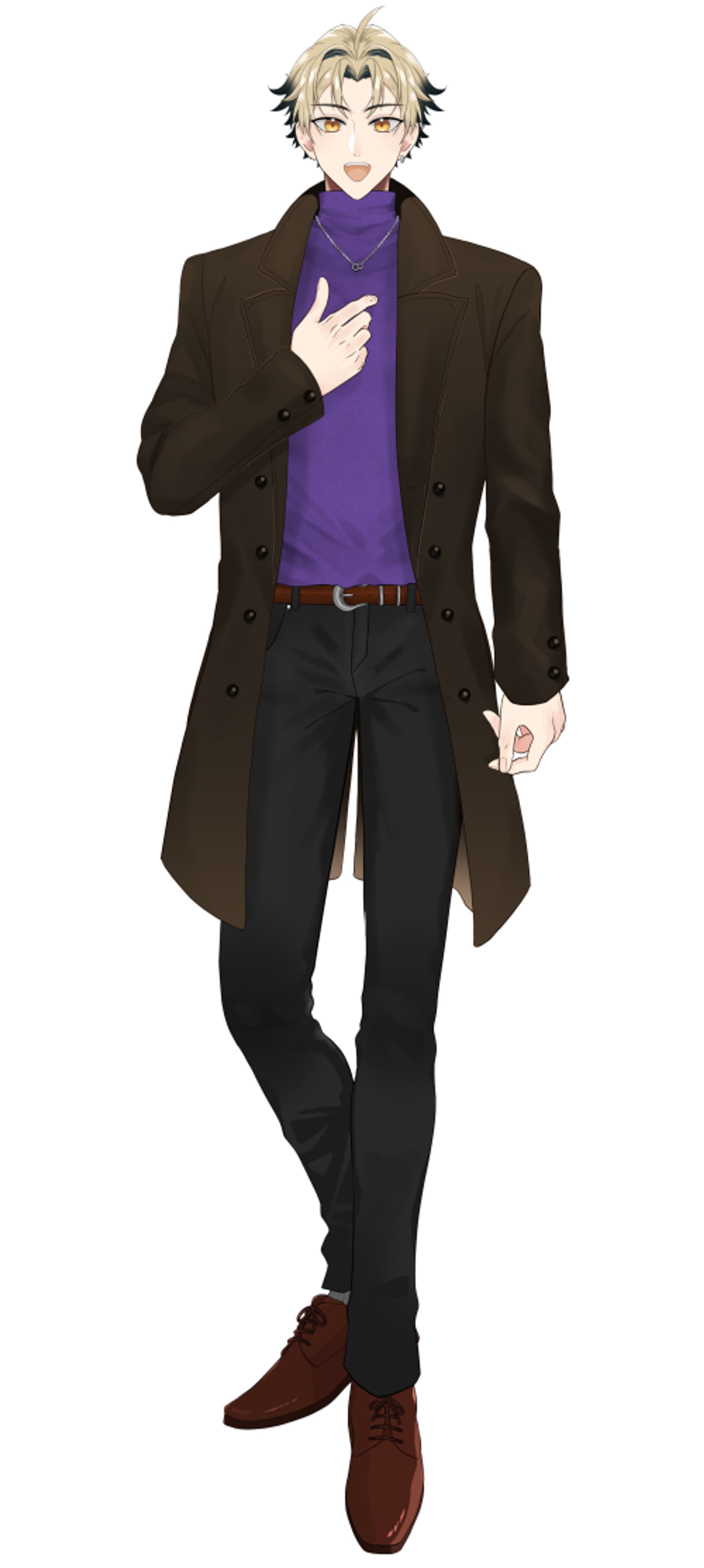 Vライバー　ルーフフール様　冬衣装立ち絵-1