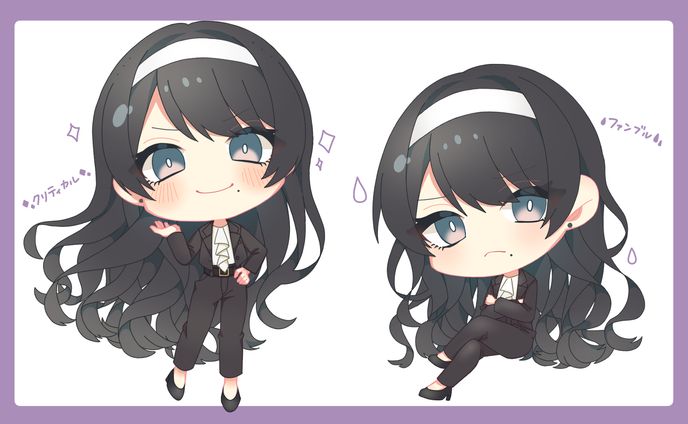 パンフレット、デフォルメイラスト