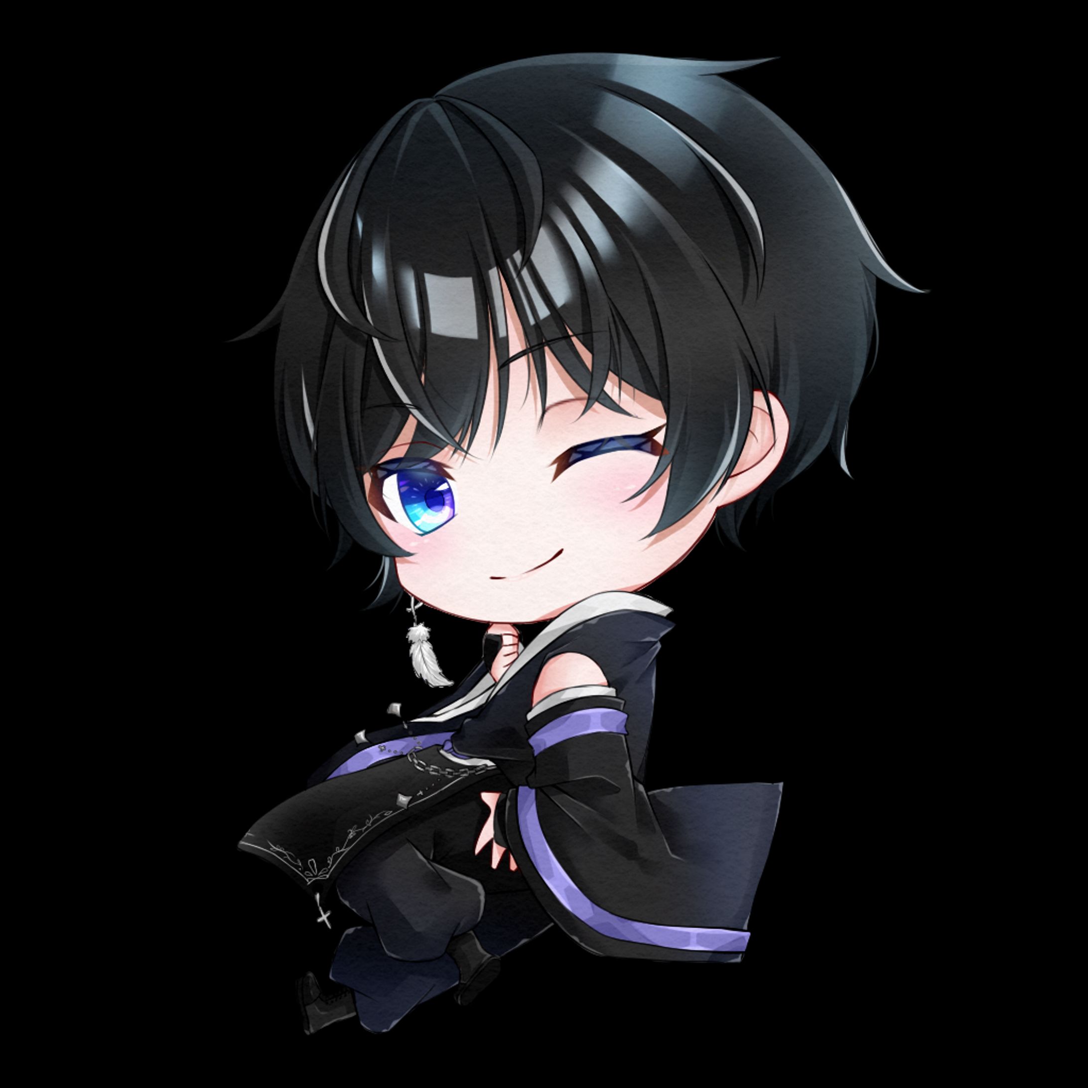 個人依頼　梟夏ゆトSDイラスト-1