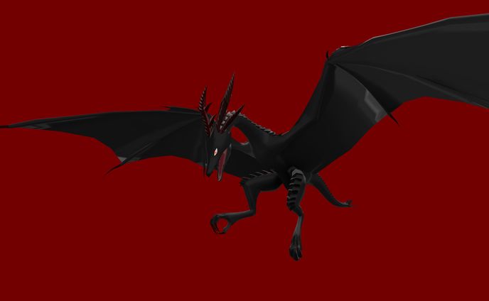 3Dモデル「“英雄ベオの伝説”の竜」