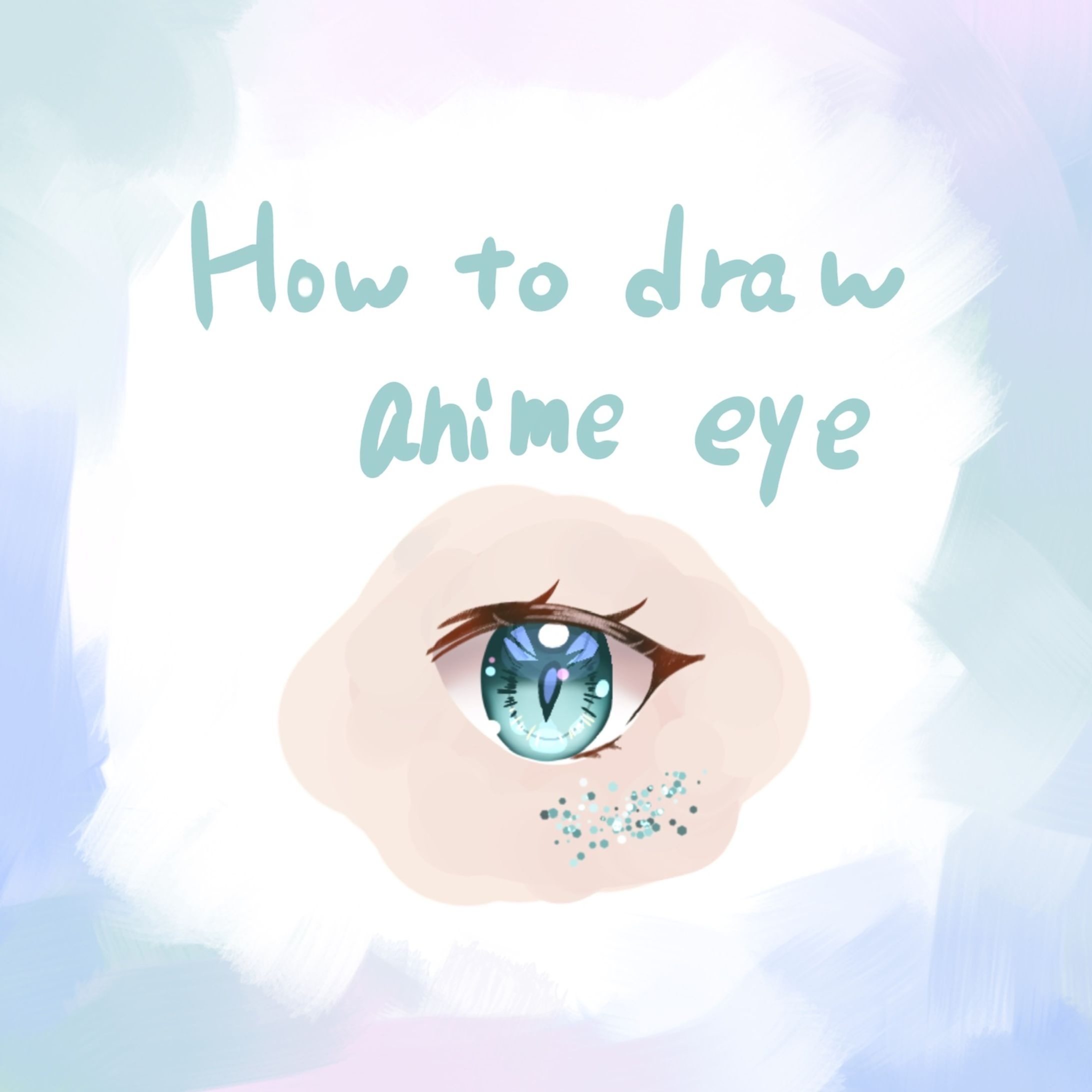 How to draw anime eyes -1